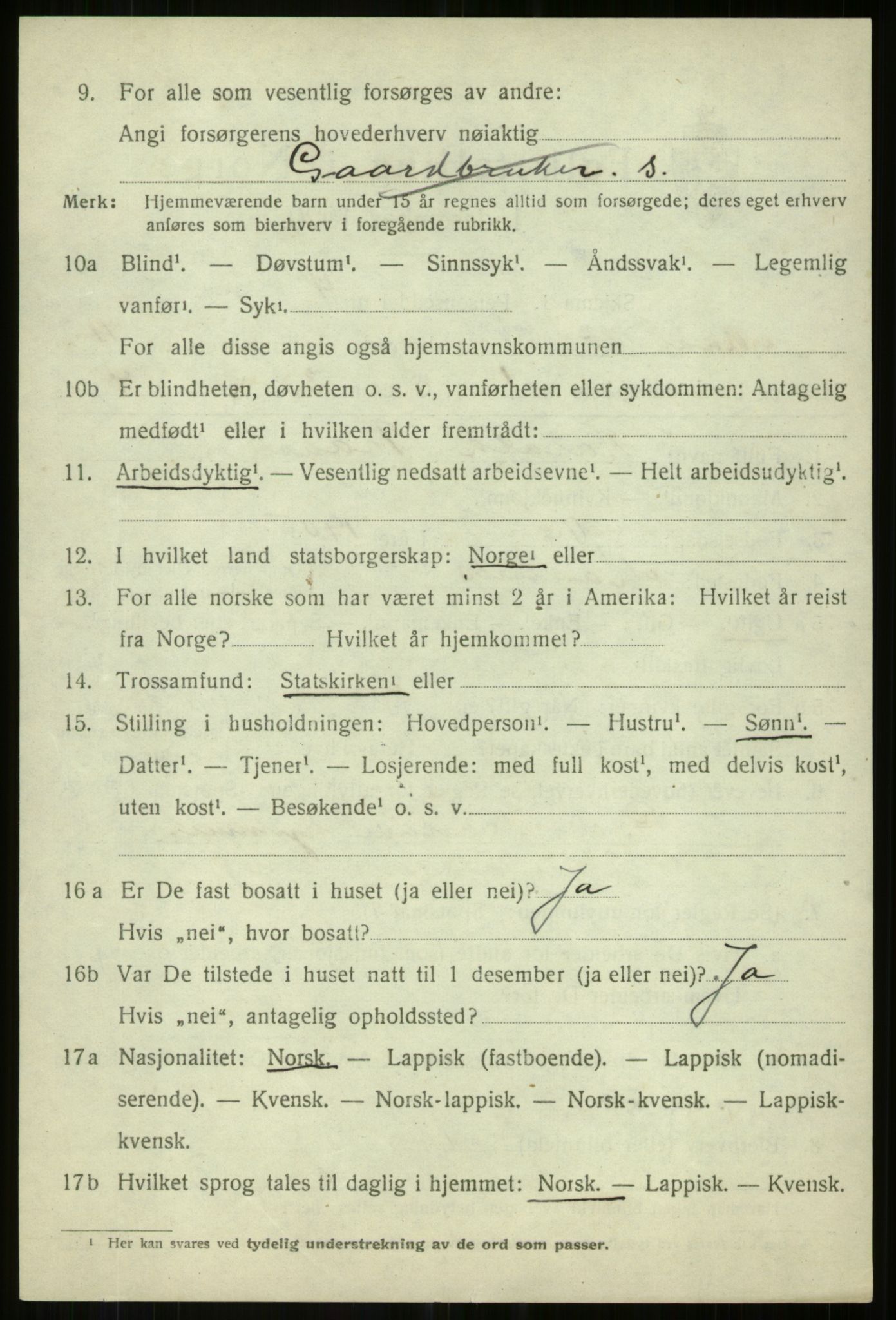 SATØ, 1920 census for Målselv, 1920, p. 6046