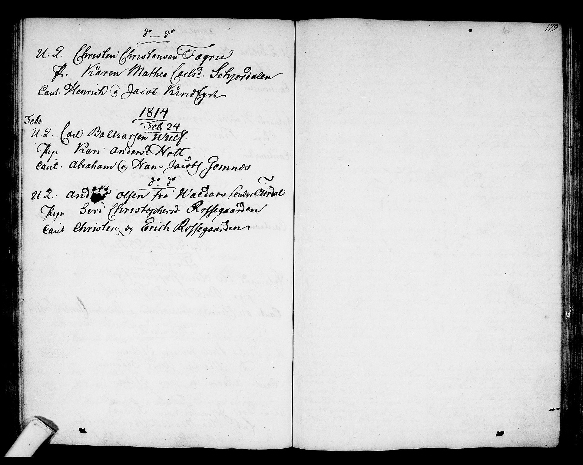 Hole kirkebøker, AV/SAKO-A-228/F/Fa/L0002: Parish register (official) no. I 2, 1766-1814, p. 179