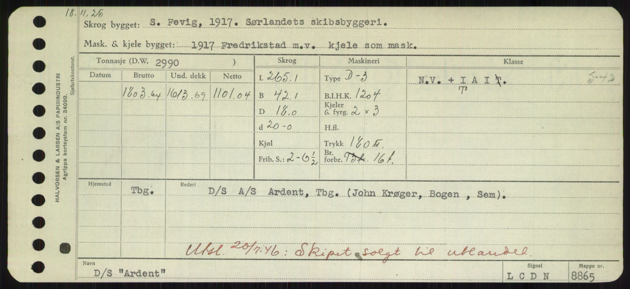 Sjøfartsdirektoratet med forløpere, Skipsmålingen, RA/S-1627/H/Hd/L0002: Fartøy, Apa-Axe, p. 67