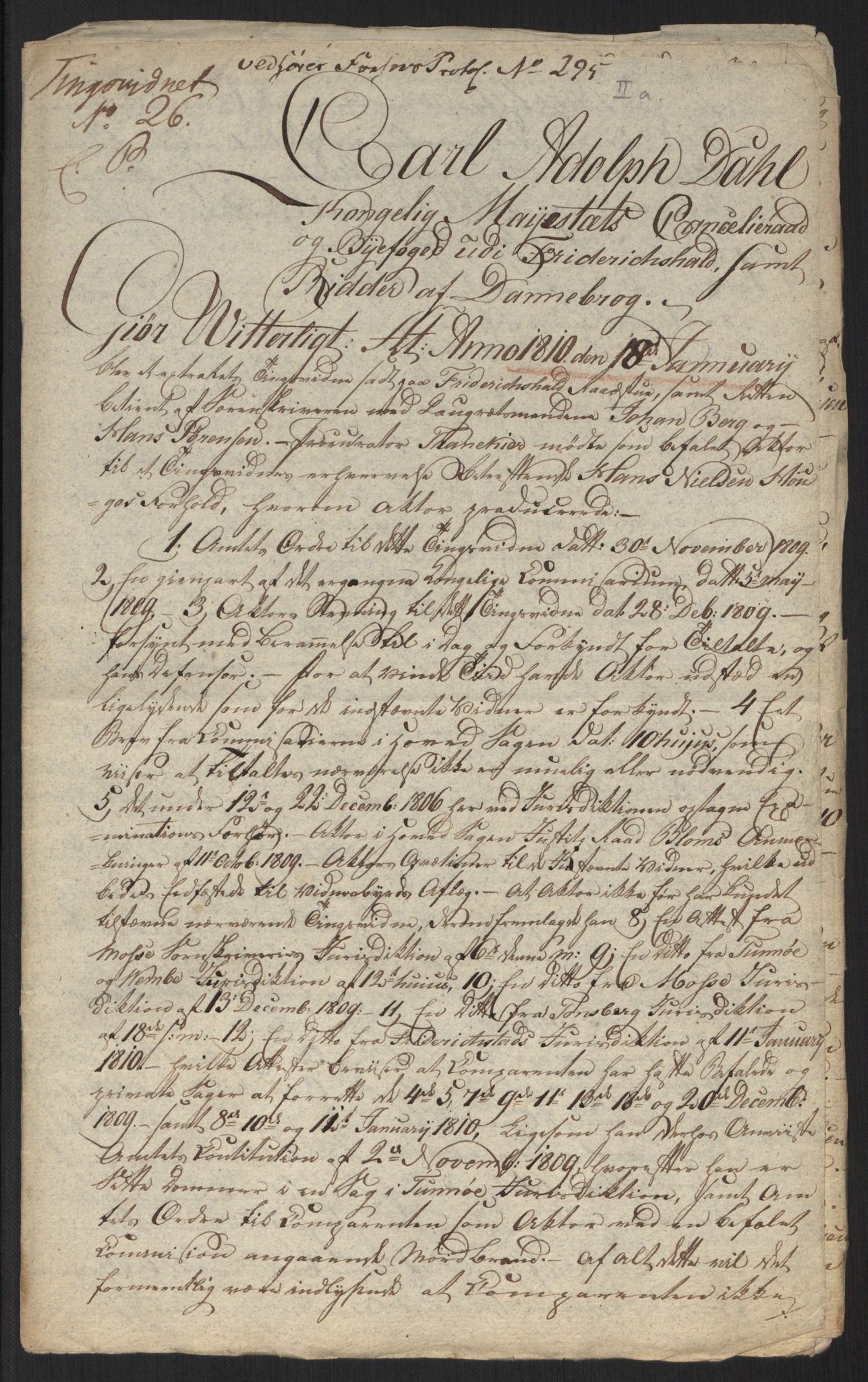 Justisdepartementet, Kommisjon i saken mot Hans Nielsen Hauge 1804, RA/S-1151/D/L0004: Hans Nielsen Hauges sak, 1813, p. 298