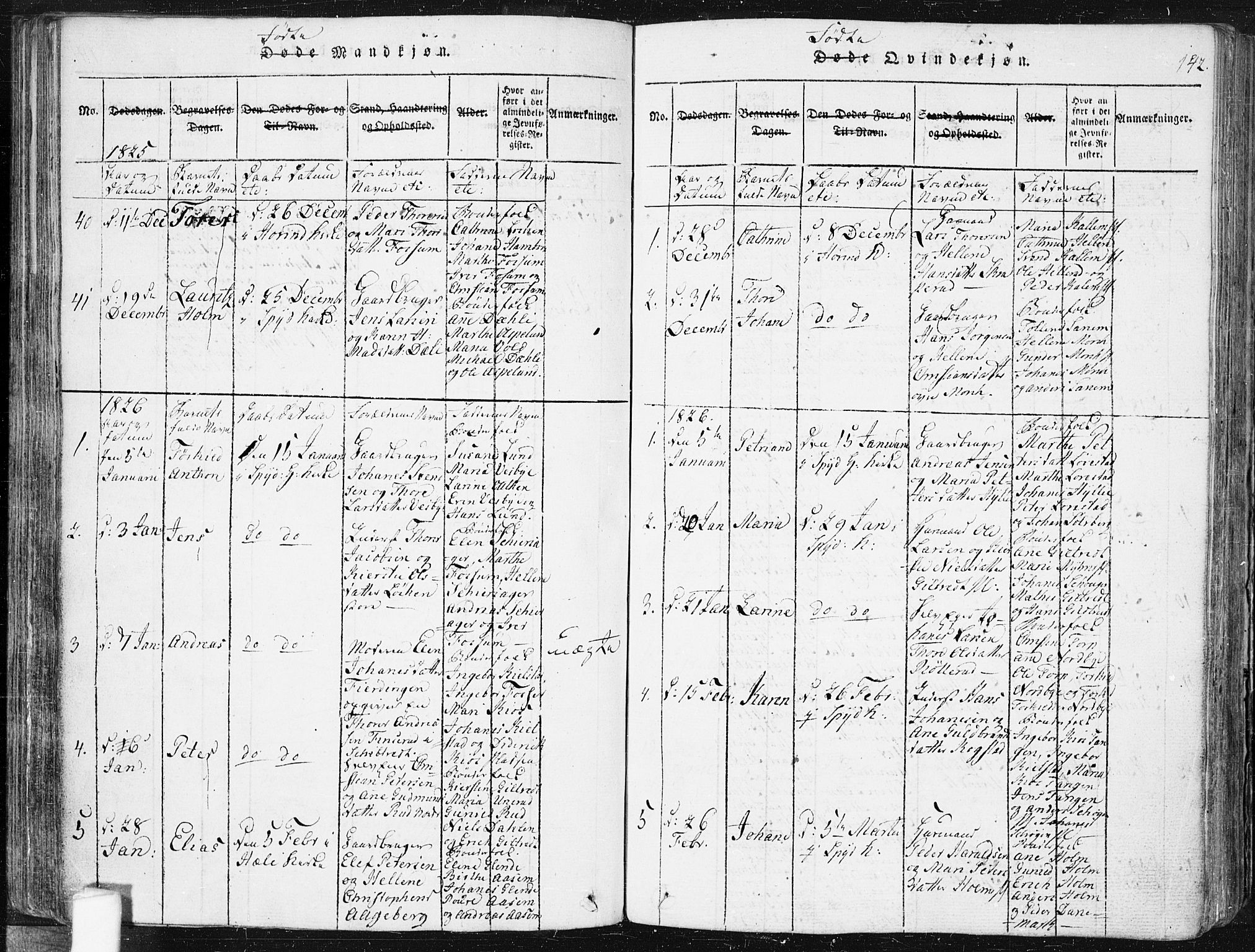 Spydeberg prestekontor Kirkebøker, AV/SAO-A-10924/F/Fa/L0004: Parish register (official) no. I 4, 1814-1841, p. 142