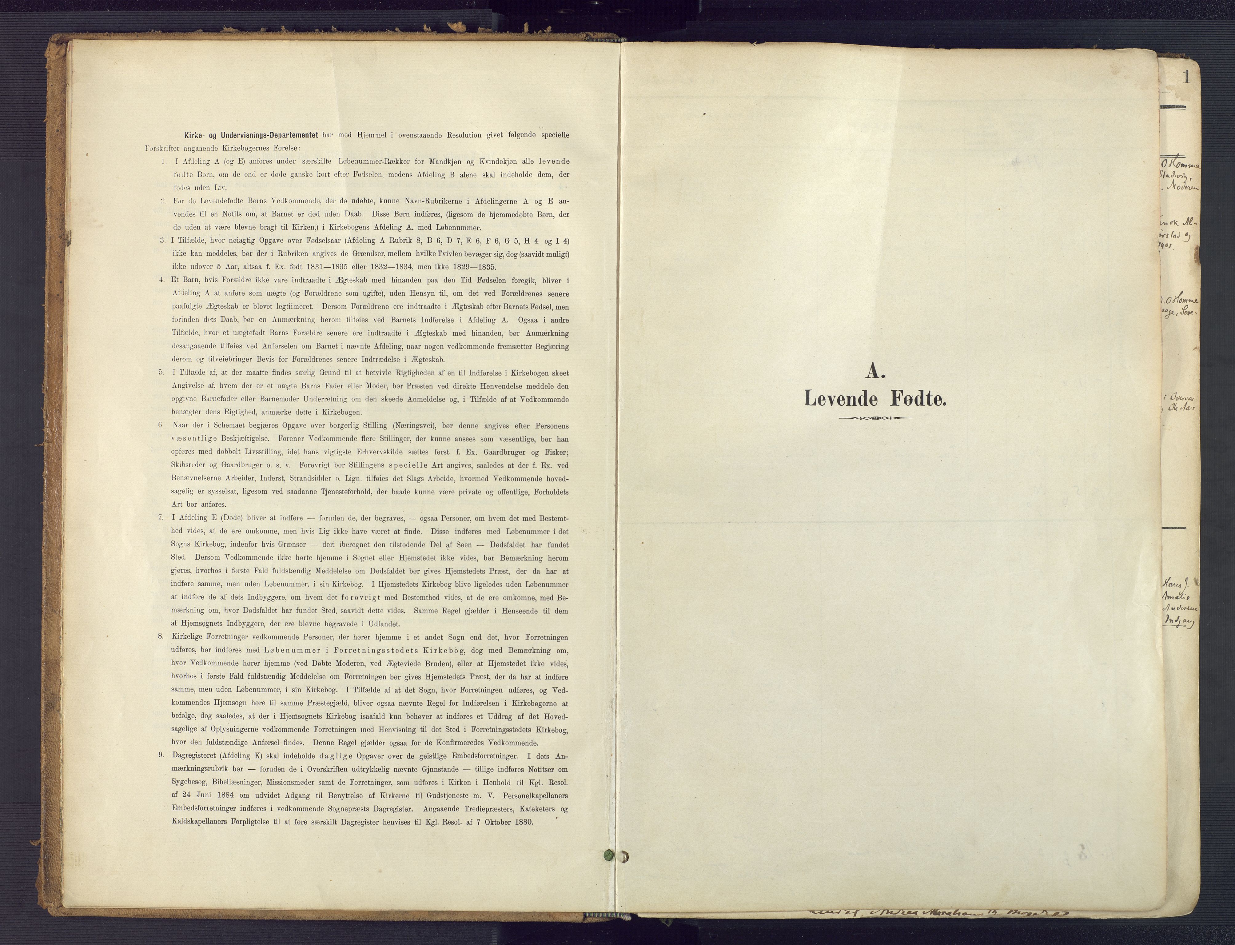 Sør-Audnedal sokneprestkontor, AV/SAK-1111-0039/F/Fa/Faa/L0005: Parish register (official) no. A 5, 1900-1923