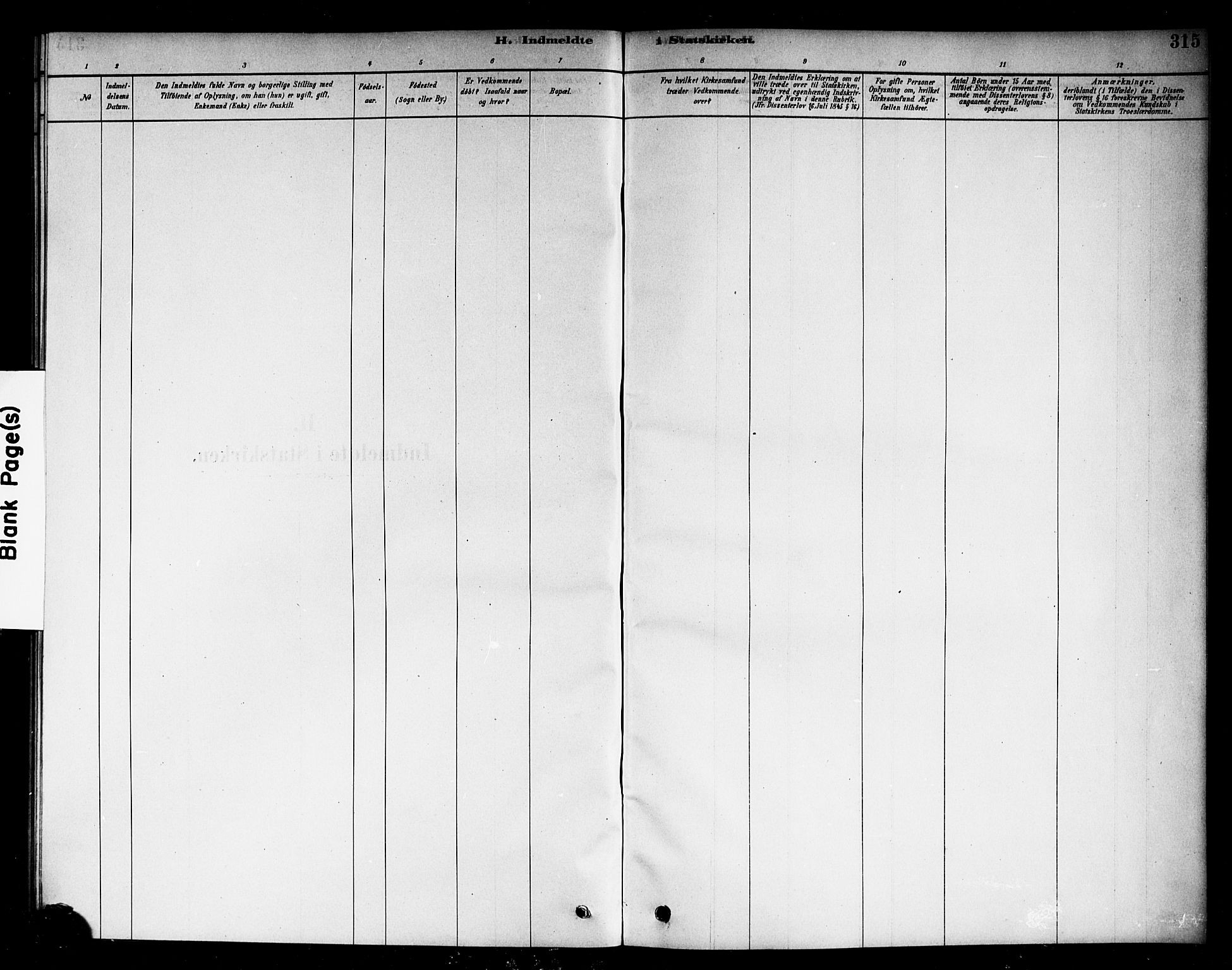 Berg prestekontor Kirkebøker, AV/SAO-A-10902/F/Fc/L0001: Parish register (official) no. III 1, 1878-1887, p. 315