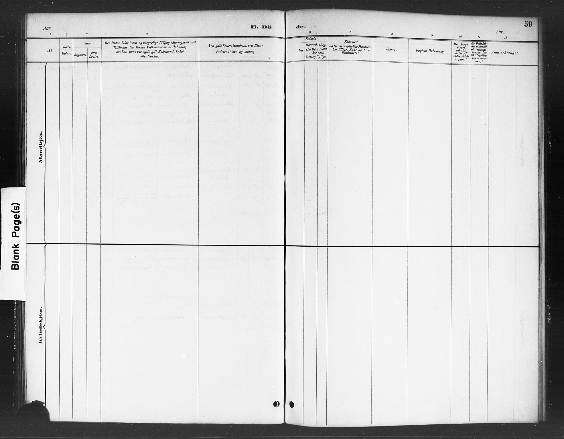 Skjeberg prestekontor Kirkebøker, AV/SAO-A-10923/F/Fc/L0001: Parish register (official) no. III 1, 1886-1897, p. 59