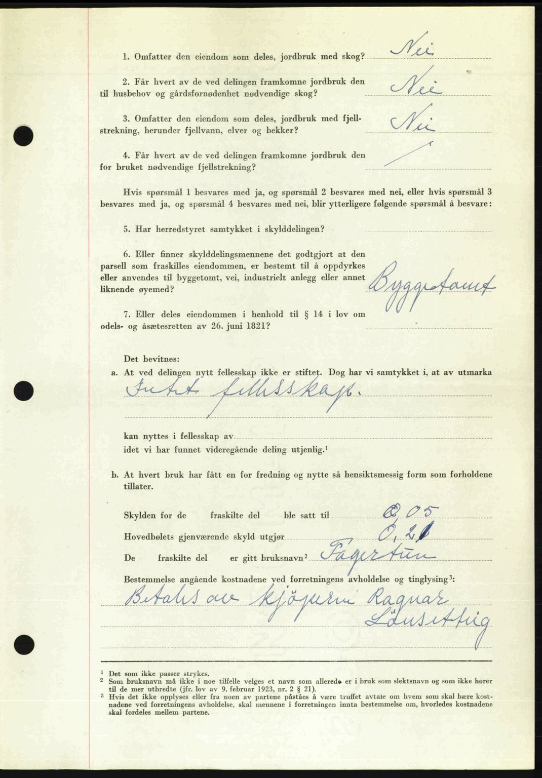 Romsdal sorenskriveri, AV/SAT-A-4149/1/2/2C: Mortgage book no. A31, 1949-1949, Diary no: : 3077/1949