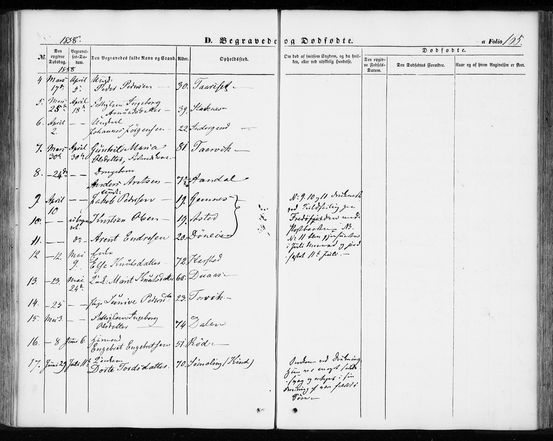 Ministerialprotokoller, klokkerbøker og fødselsregistre - Møre og Romsdal, AV/SAT-A-1454/584/L0965: Parish register (official) no. 584A05, 1857-1868, p. 165