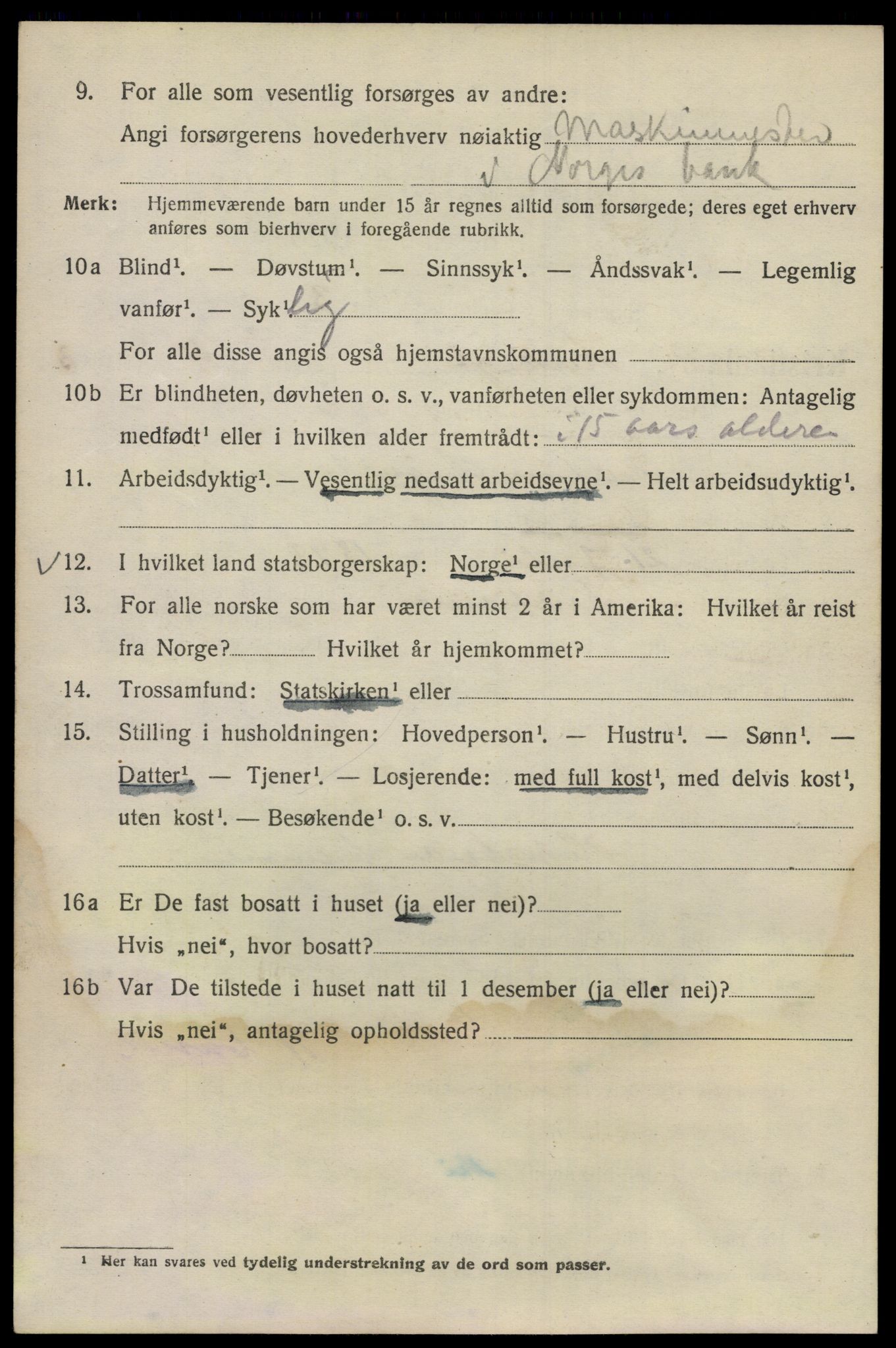 SAO, 1920 census for Kristiania, 1920, p. 150212