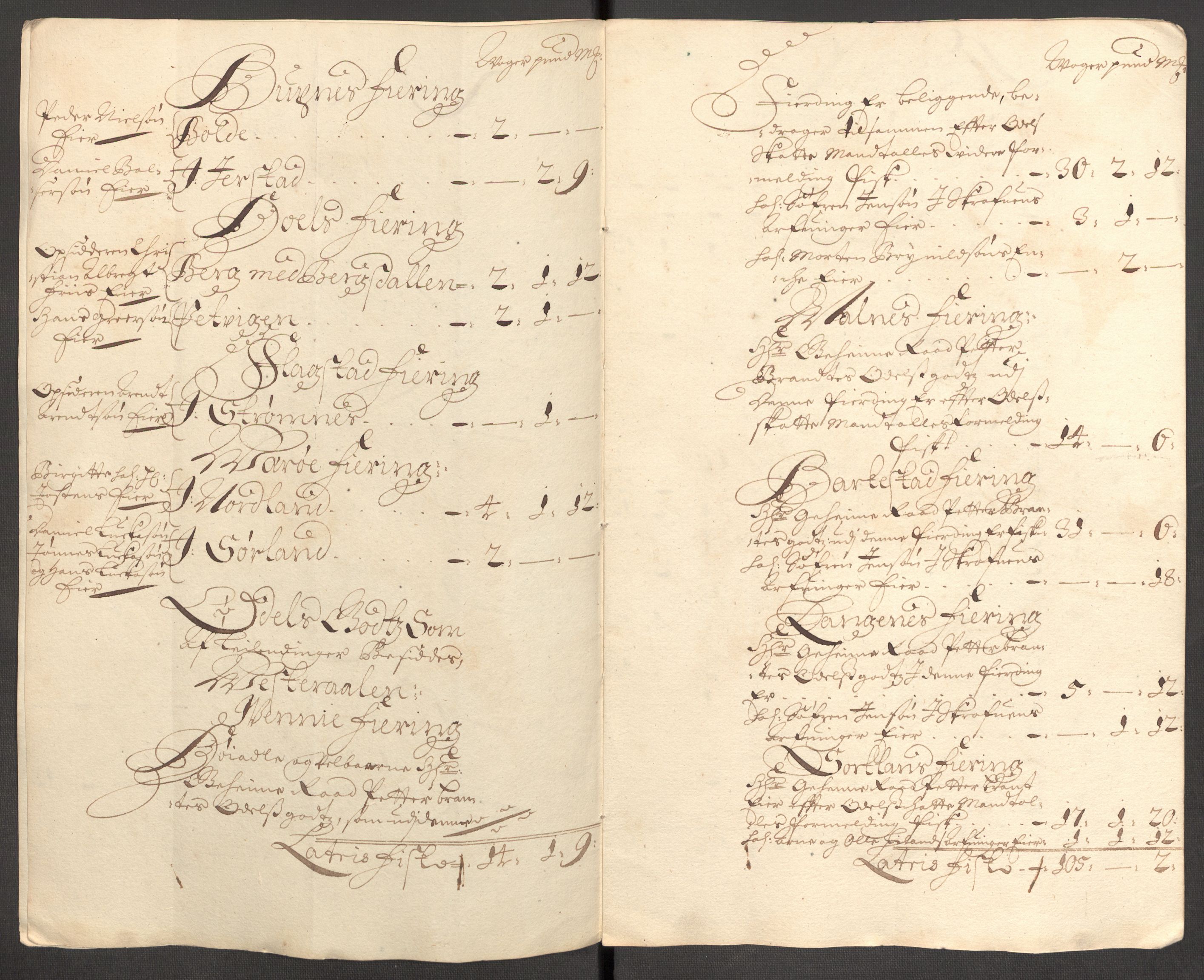 Rentekammeret inntil 1814, Reviderte regnskaper, Fogderegnskap, RA/EA-4092/R67/L4678: Fogderegnskap Vesterålen, Andenes og Lofoten, 1696-1708, p. 250