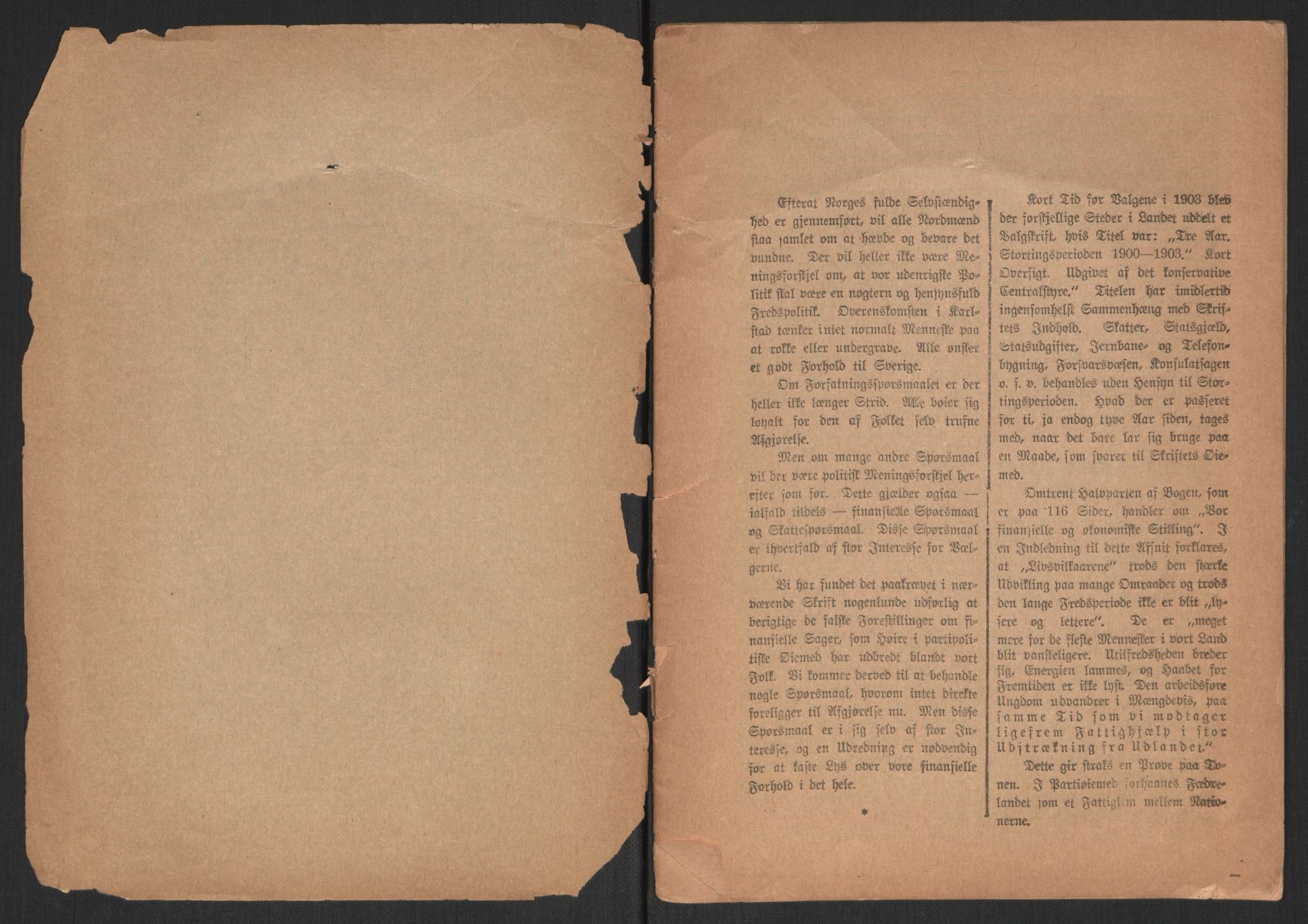 Venstres Hovedorganisasjon, RA/PA-0876/X/L0001: De eldste skrifter, 1860-1936, p. 799