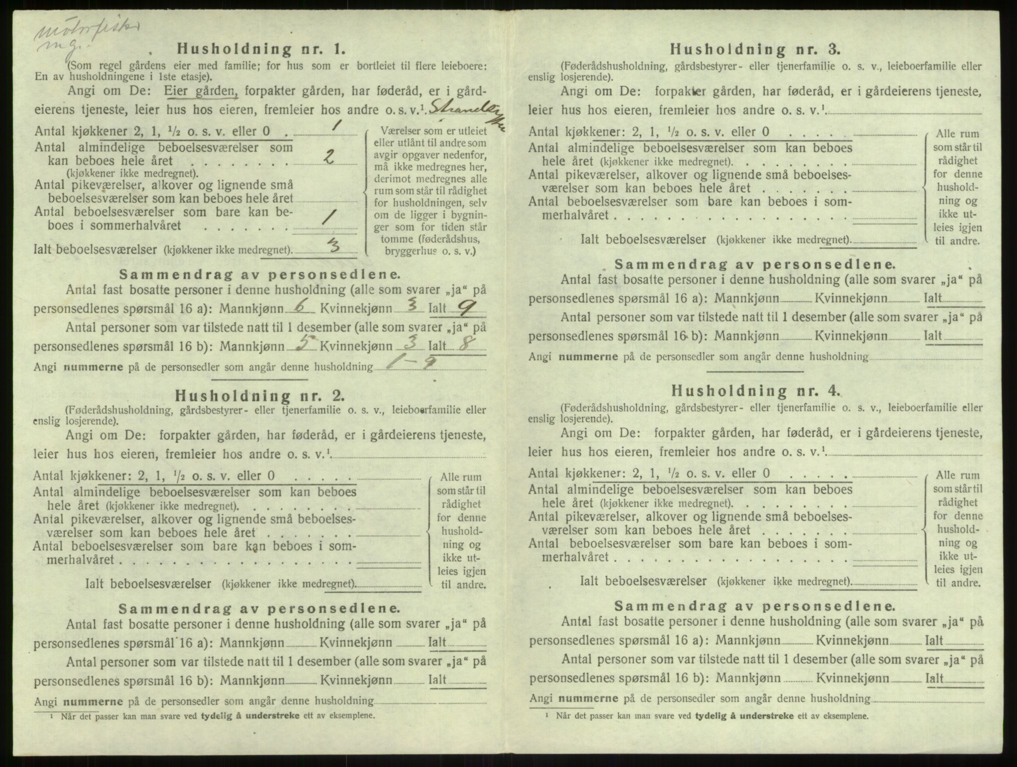 SAB, 1920 census for Herdla, 1920, p. 1096