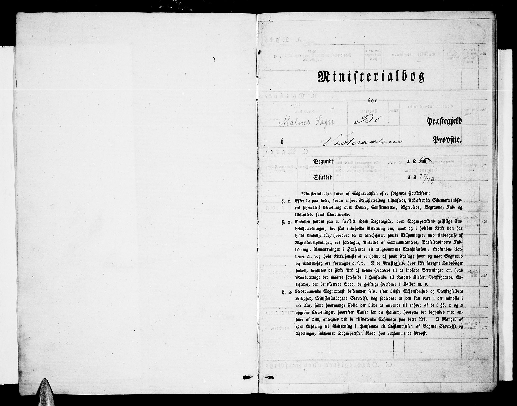 Ministerialprotokoller, klokkerbøker og fødselsregistre - Nordland, SAT/A-1459/892/L1324: Parish register (copy) no. 892C01, 1865-1879