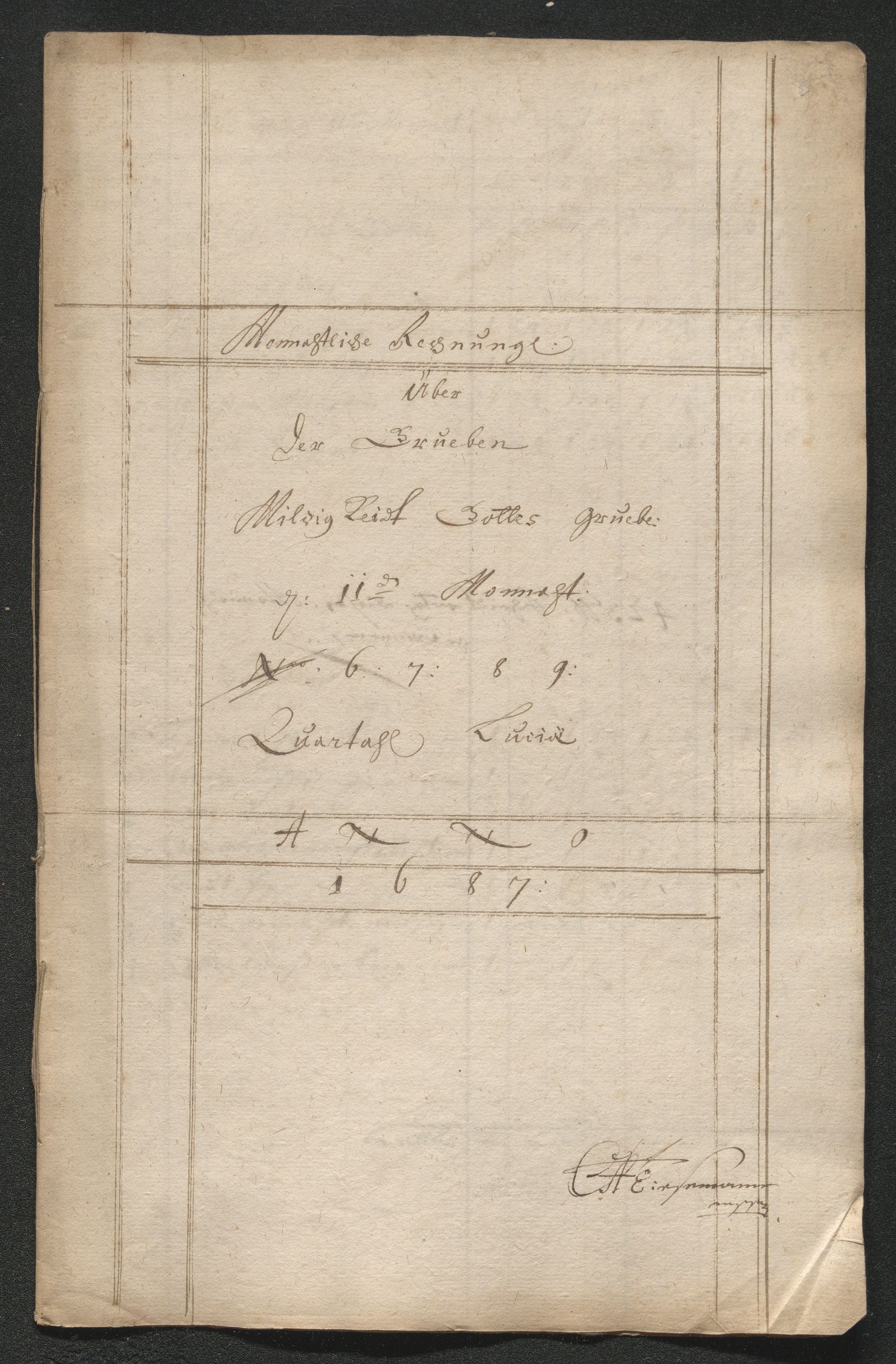 Kongsberg Sølvverk 1623-1816, SAKO/EA-3135/001/D/Dc/Dcd/L0064: Utgiftsregnskap for gruver m.m. , 1687, p. 405