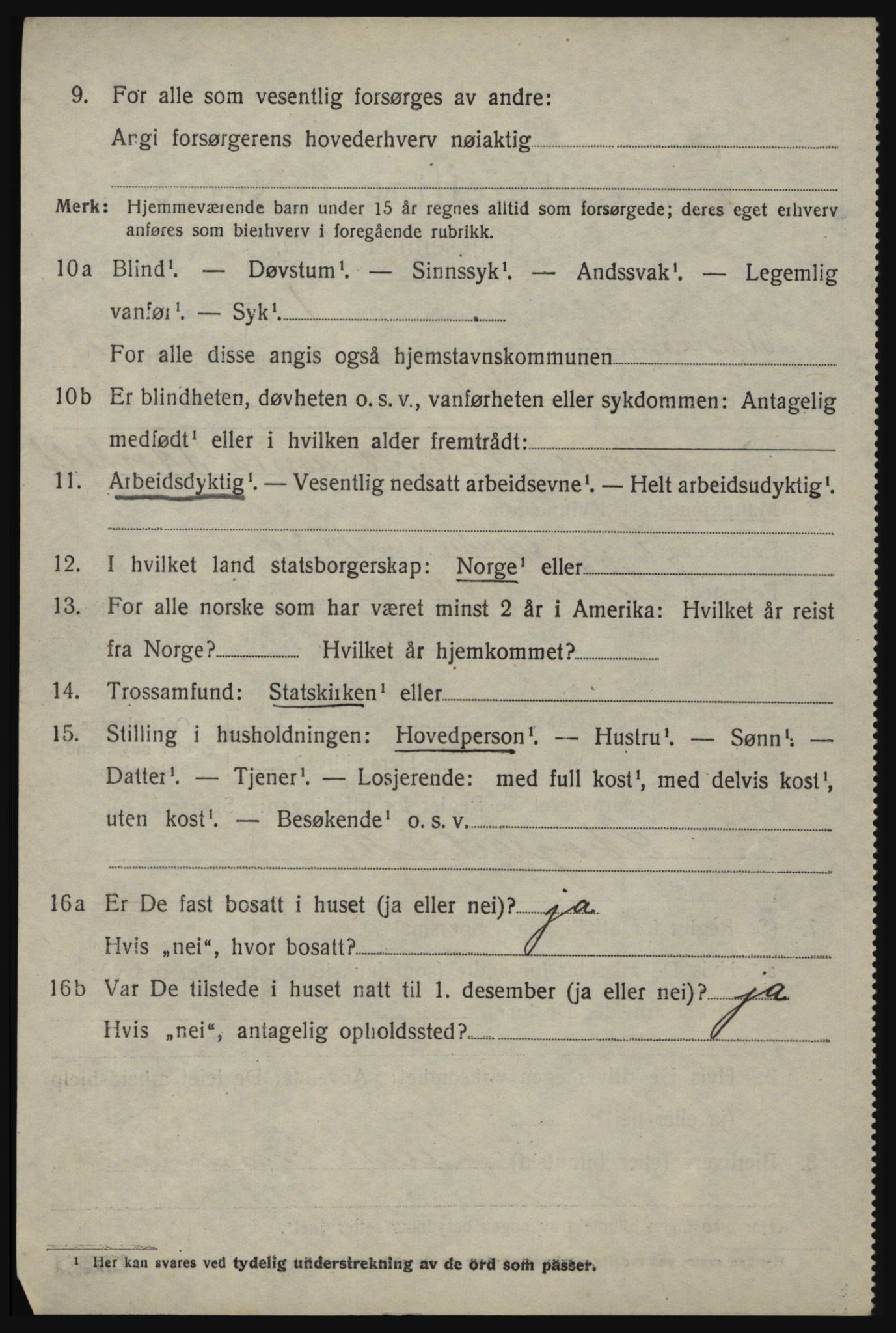 SAO, 1920 census for Aremark, 1920, p. 2110