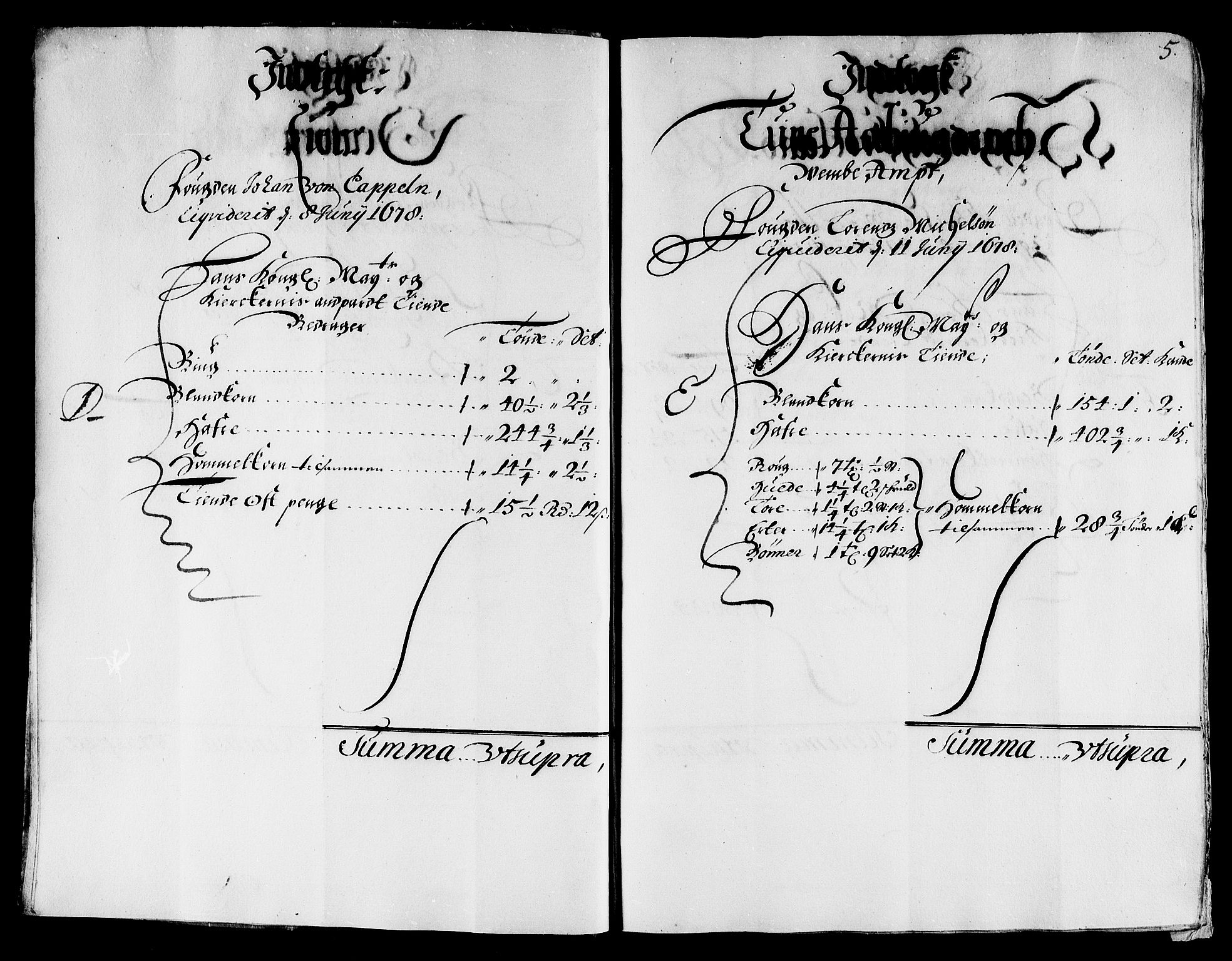 Rentekammeret inntil 1814, Reviderte regnskaper, Stiftamtstueregnskaper, Landkommissariatet på Akershus og Akershus stiftamt, RA/EA-5869/R/Rb/L0132: Akershus stiftamt, 1672-1677