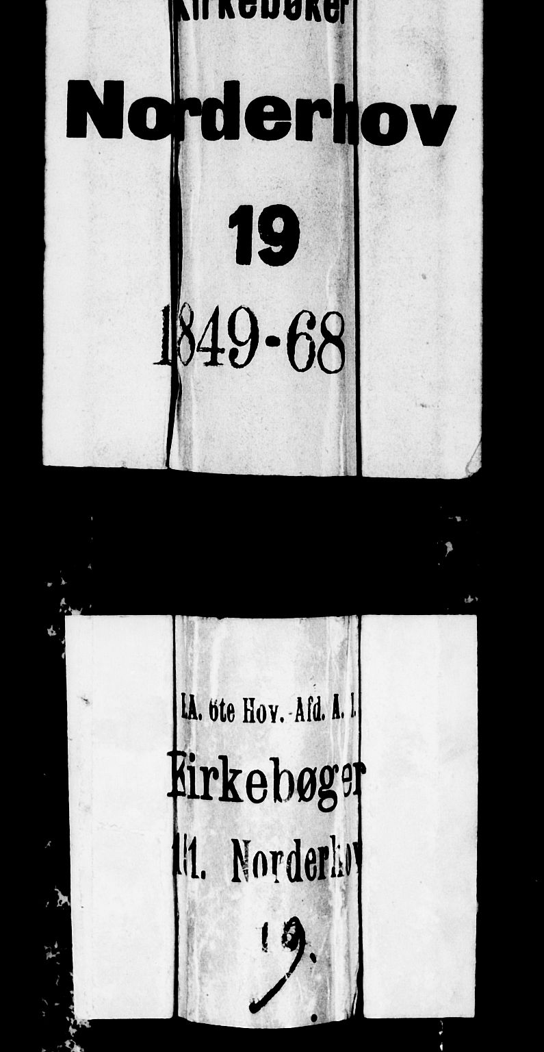 Lunder kirkebøker, SAKO/A-629/G/Ga/L0002: Parish register (copy) no. I 2, 1849-1868