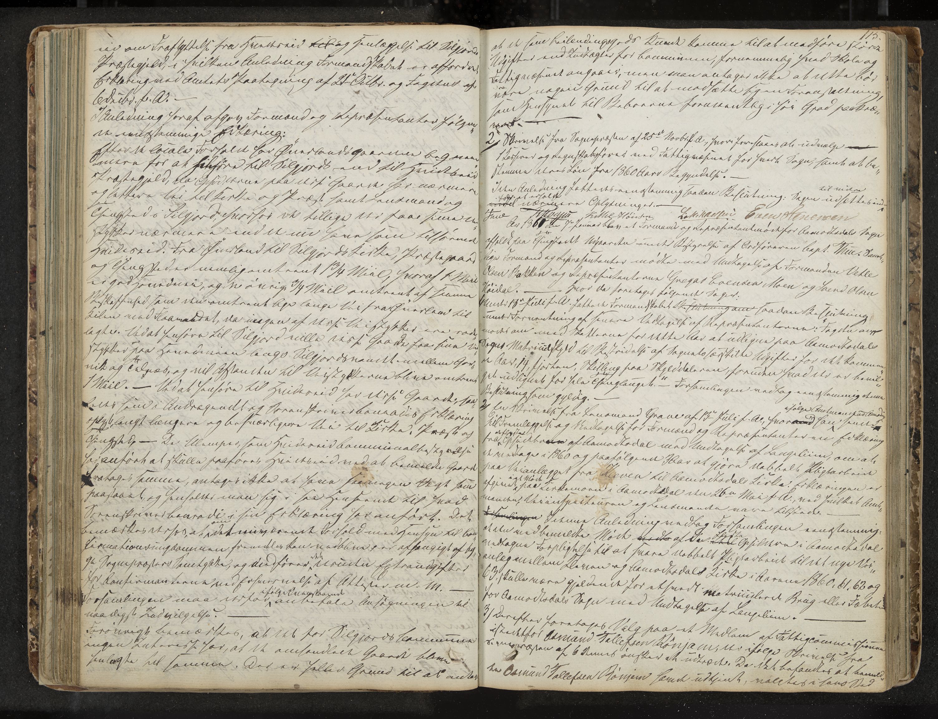 Seljord formannskap og sentraladministrasjon, IKAK/0828021/A/Aa/L0001: Møtebok med register, 1838-1879, p. 115