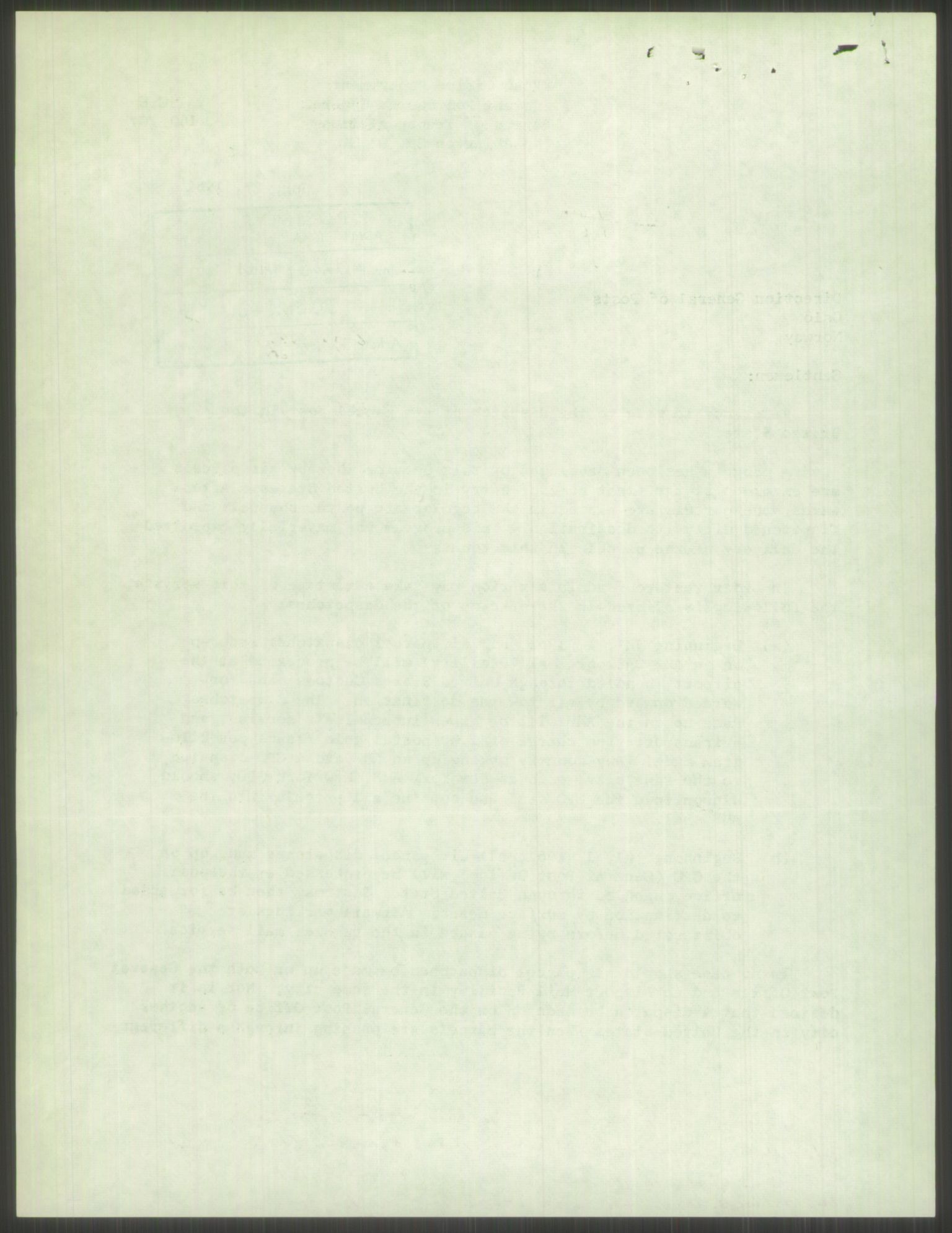 Postdirektoratet, Administrasjonsservice (TSA), AV/RA-S-4783/D/L0095/0002: De forskjellige tjenestegrener / Luftpakkepost, 1947-1965, p. 160