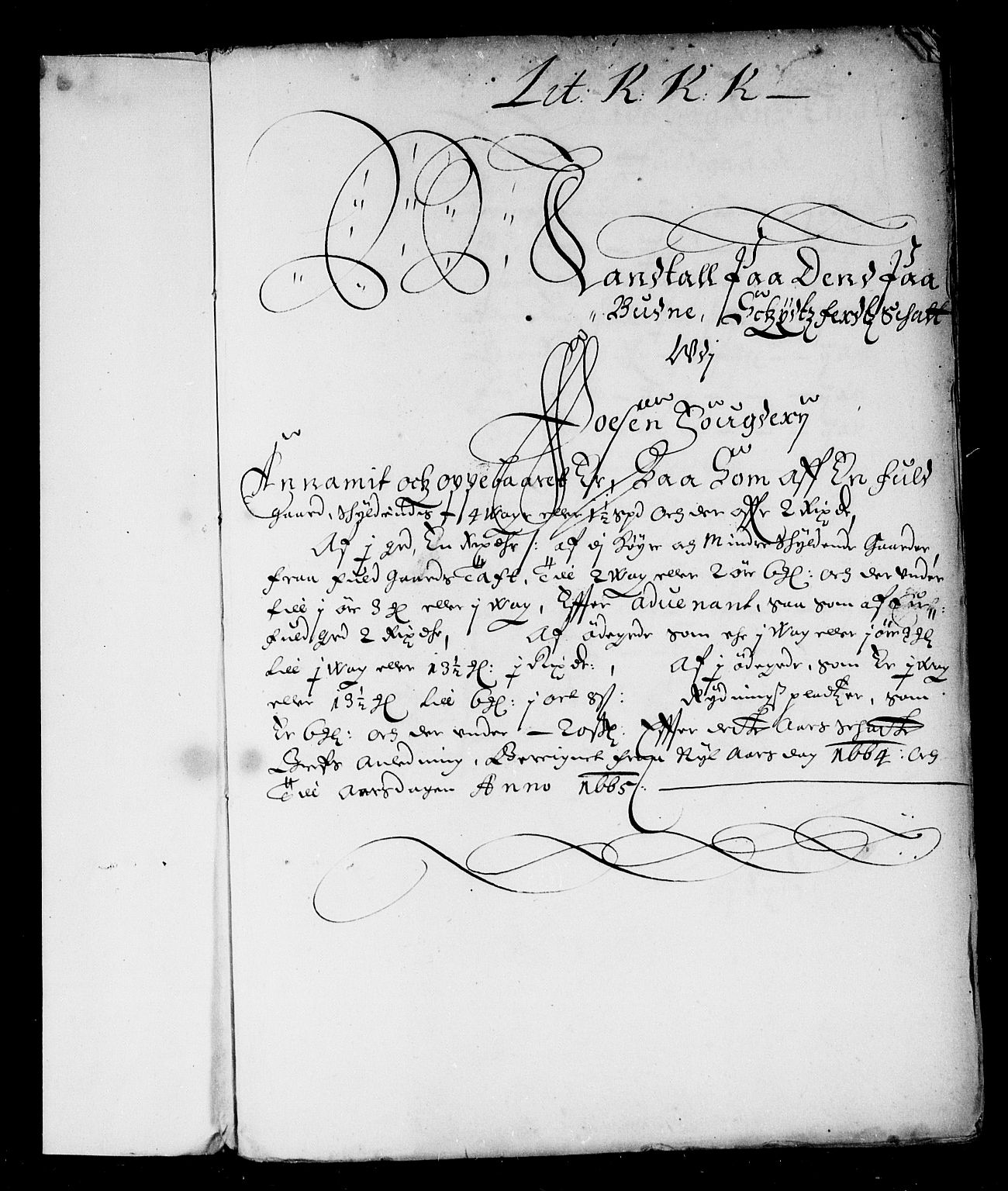Rentekammeret inntil 1814, Reviderte regnskaper, Stiftamtstueregnskaper, Trondheim stiftamt og Nordland amt, AV/RA-EA-6044/R/Rd/L0011: Trondheim stiftamt, 1664