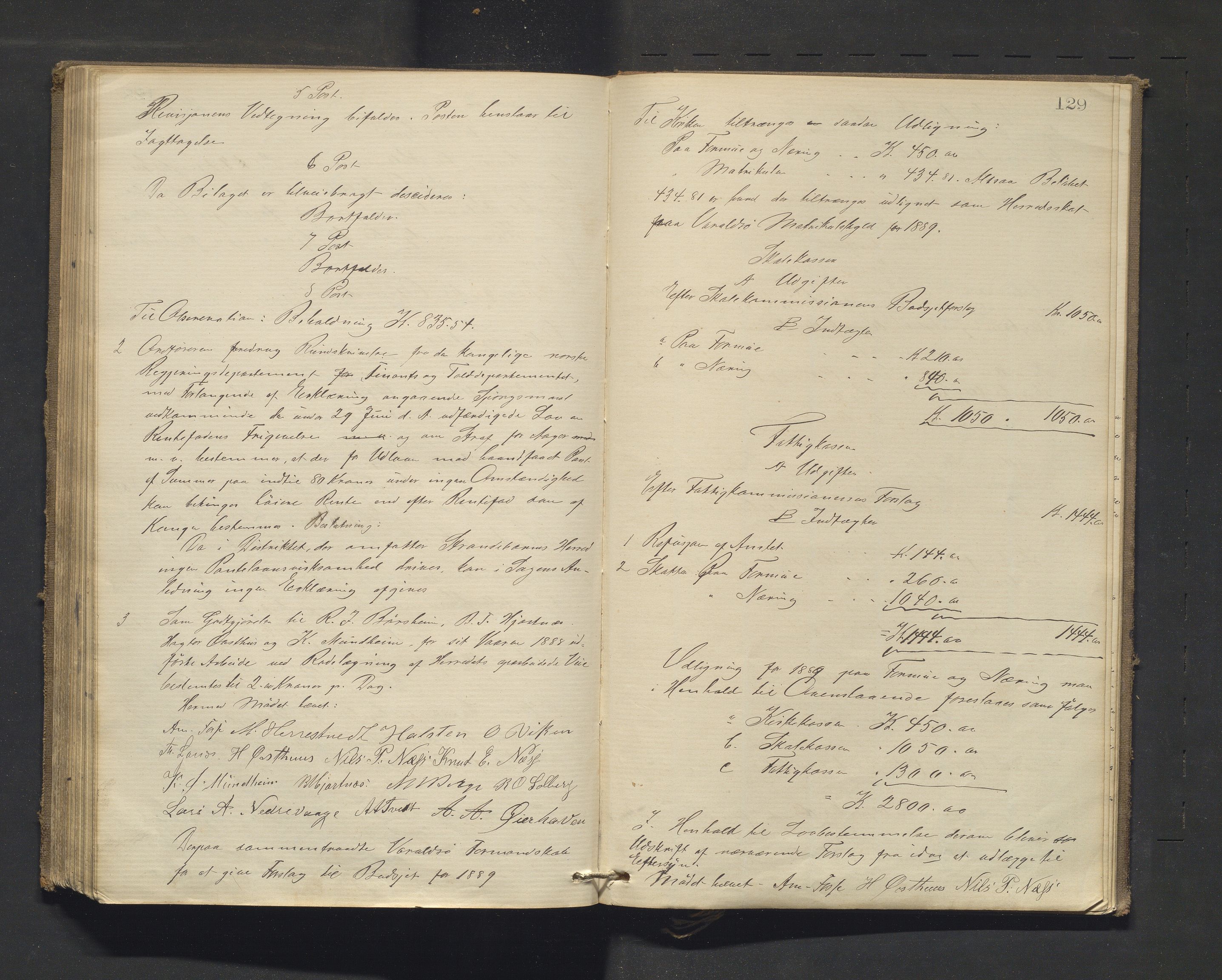 Strandebarm kommune. Formannskapet, IKAH/1226-021/A/Aa/L0002: Møtebok for formannskap og heradsstyre, 1874-1889, p. 128