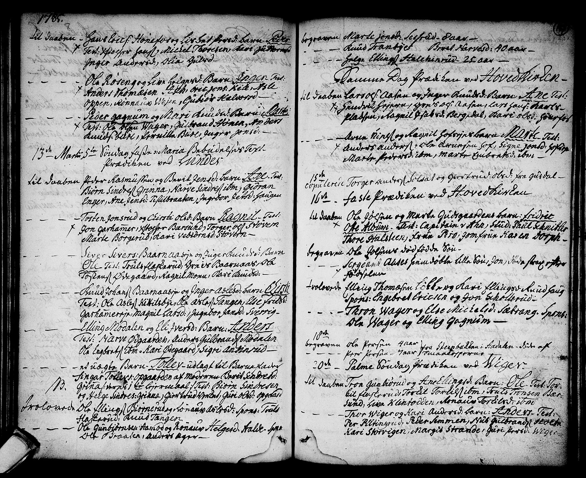 Norderhov kirkebøker, SAKO/A-237/F/Fa/L0005: Parish register (official) no. 5, 1775-1789, p. 167