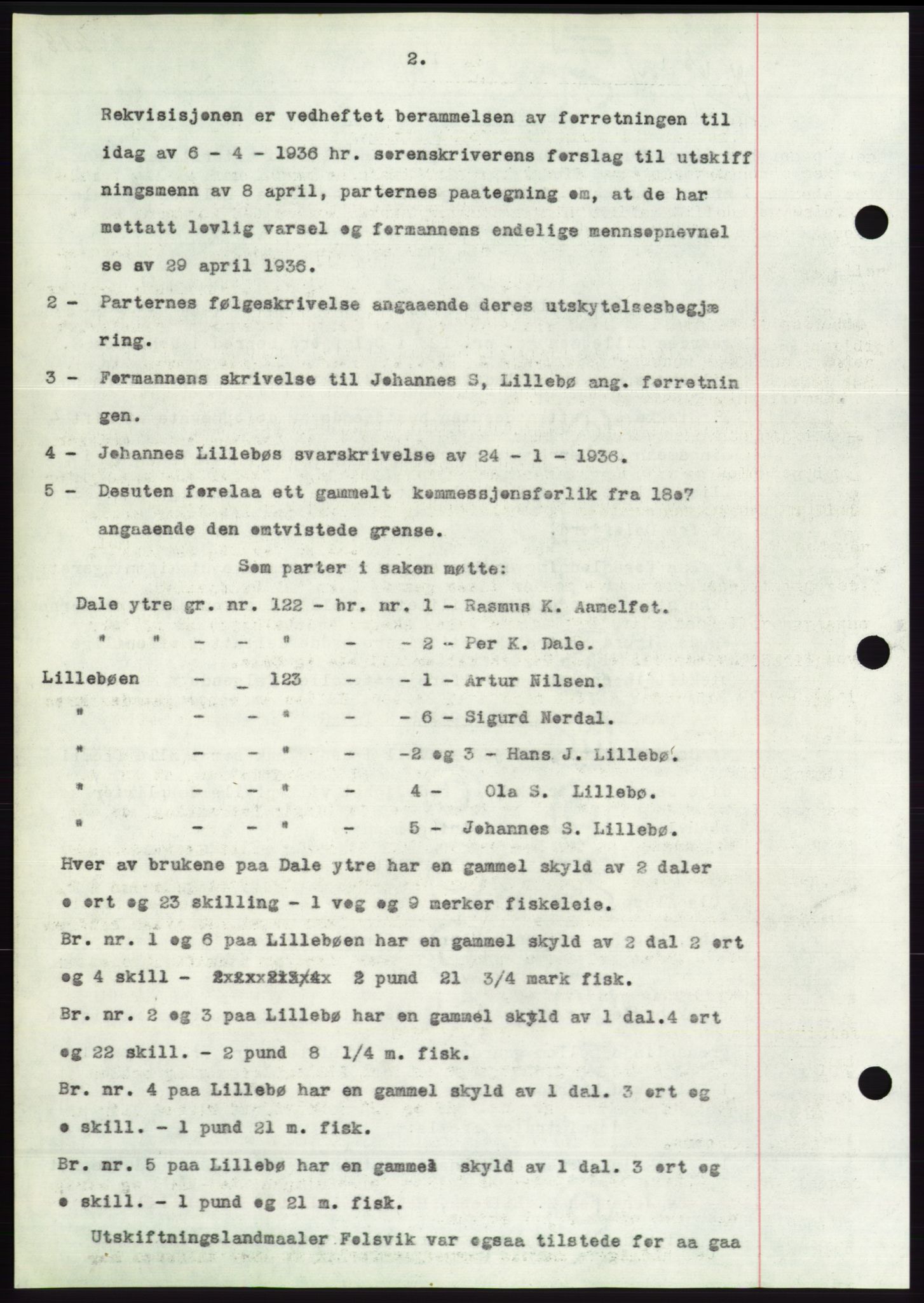 Søre Sunnmøre sorenskriveri, AV/SAT-A-4122/1/2/2C/L0062: Mortgage book no. 56, 1936-1937, Diary no: : 65/1937