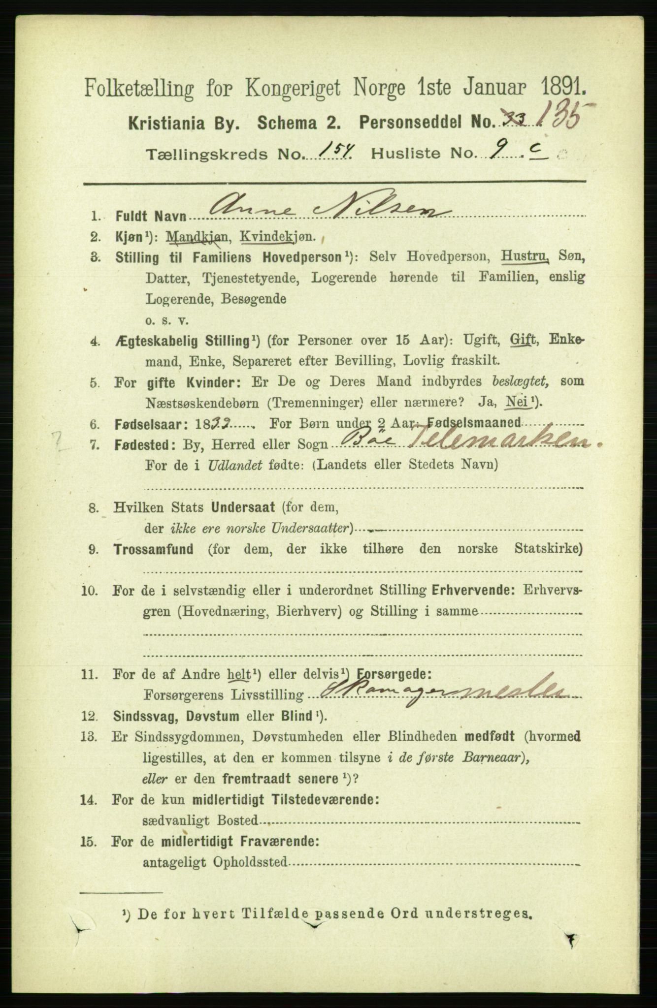 RA, 1891 census for 0301 Kristiania, 1891, p. 87770