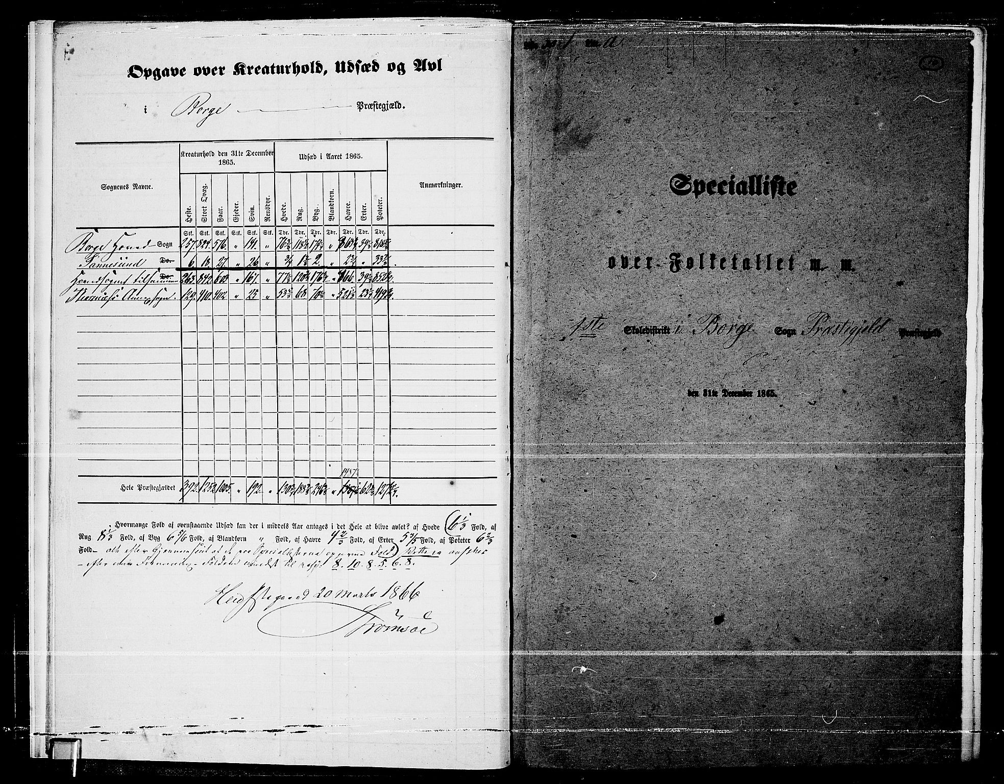 RA, 1865 census for Borge, 1865, p. 10