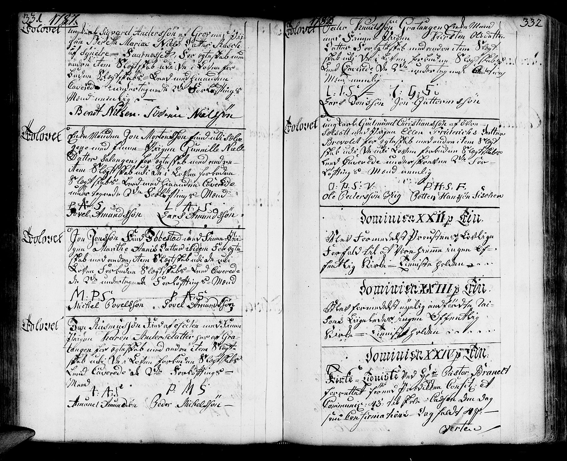 Ibestad sokneprestembete, SATØ/S-0077/H/Ha/Haa/L0003kirke: Parish register (official) no. 3, 1776-1801, p. 331-332