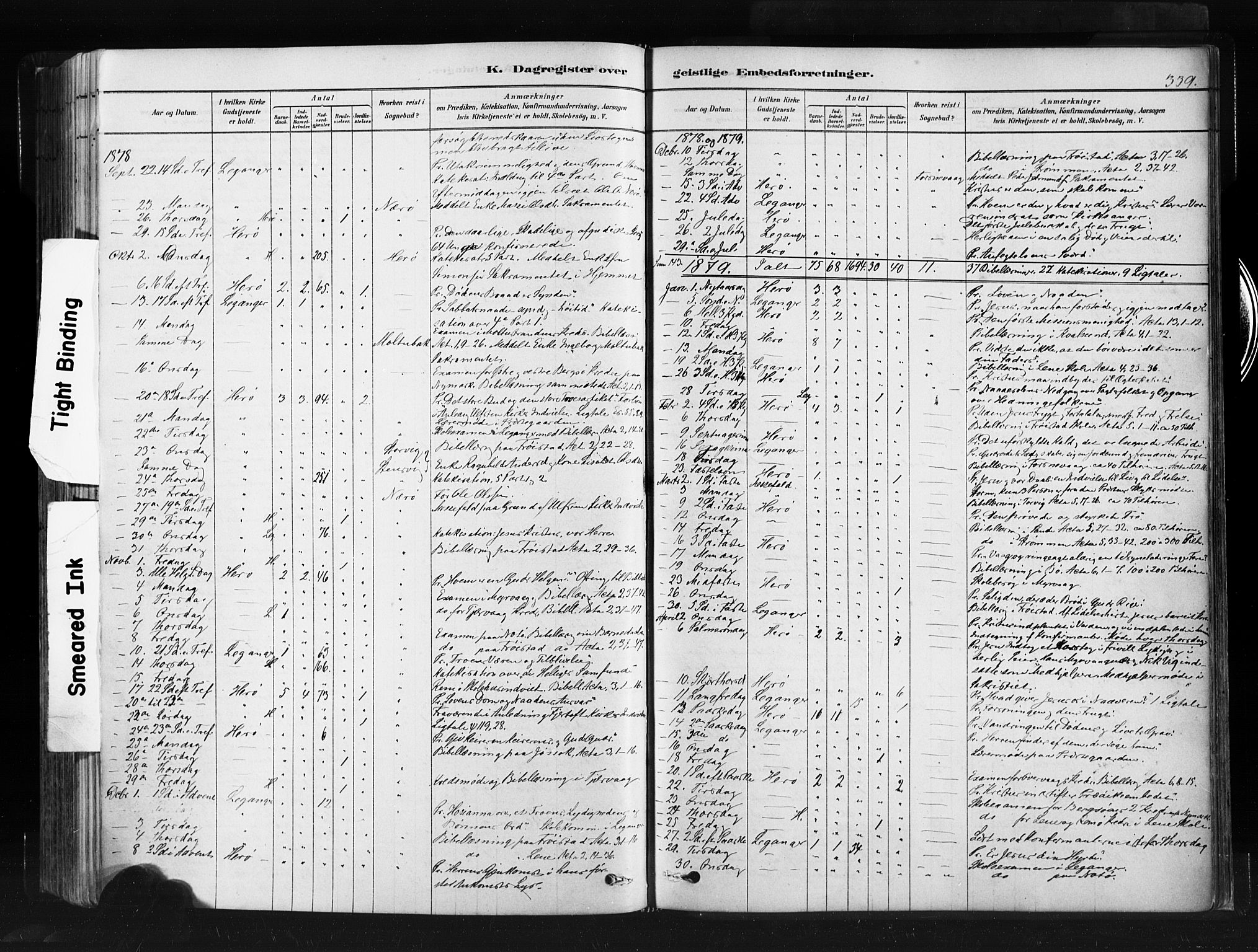 Ministerialprotokoller, klokkerbøker og fødselsregistre - Møre og Romsdal, SAT/A-1454/507/L0073: Parish register (official) no. 507A08, 1878-1904, p. 339