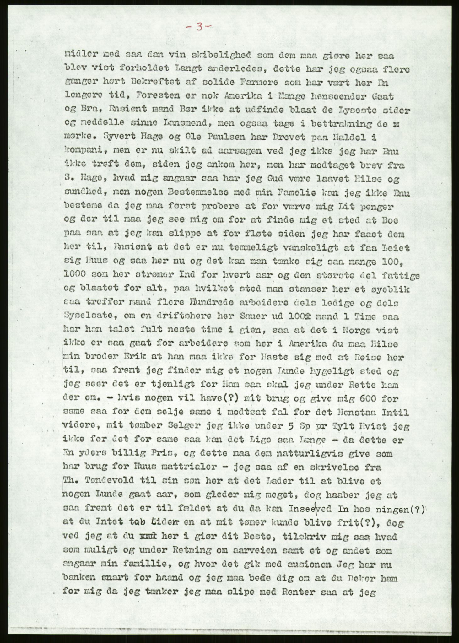 Samlinger til kildeutgivelse, Amerikabrevene, AV/RA-EA-4057/F/L0011: Innlån fra Oppland: Bræin - Knudsen, 1838-1914, p. 133