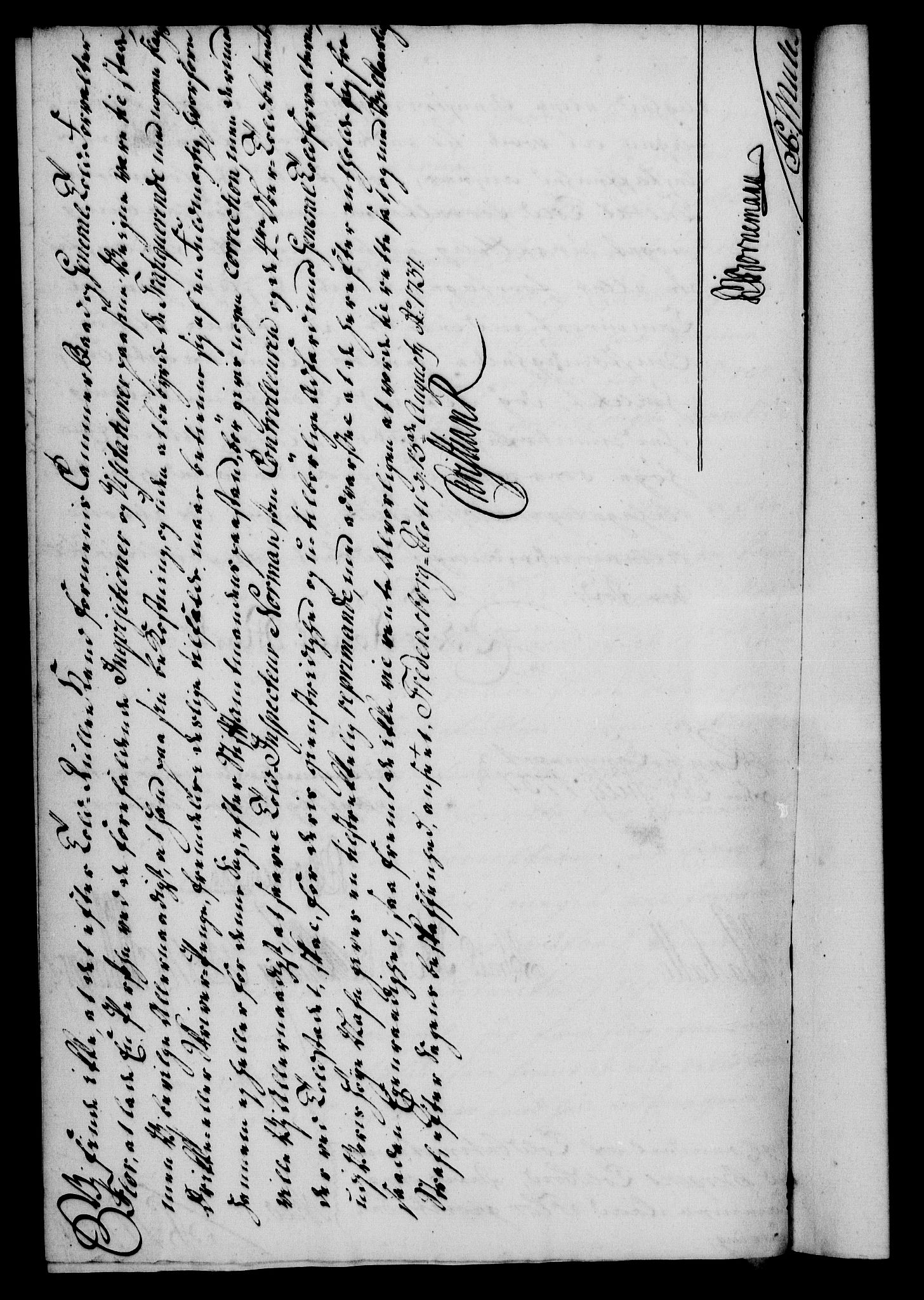 Rentekammeret, Kammerkanselliet, RA/EA-3111/G/Gf/Gfa/L0020: Norsk relasjons- og resolusjonsprotokoll (merket RK 52.20), 1737, p. 537
