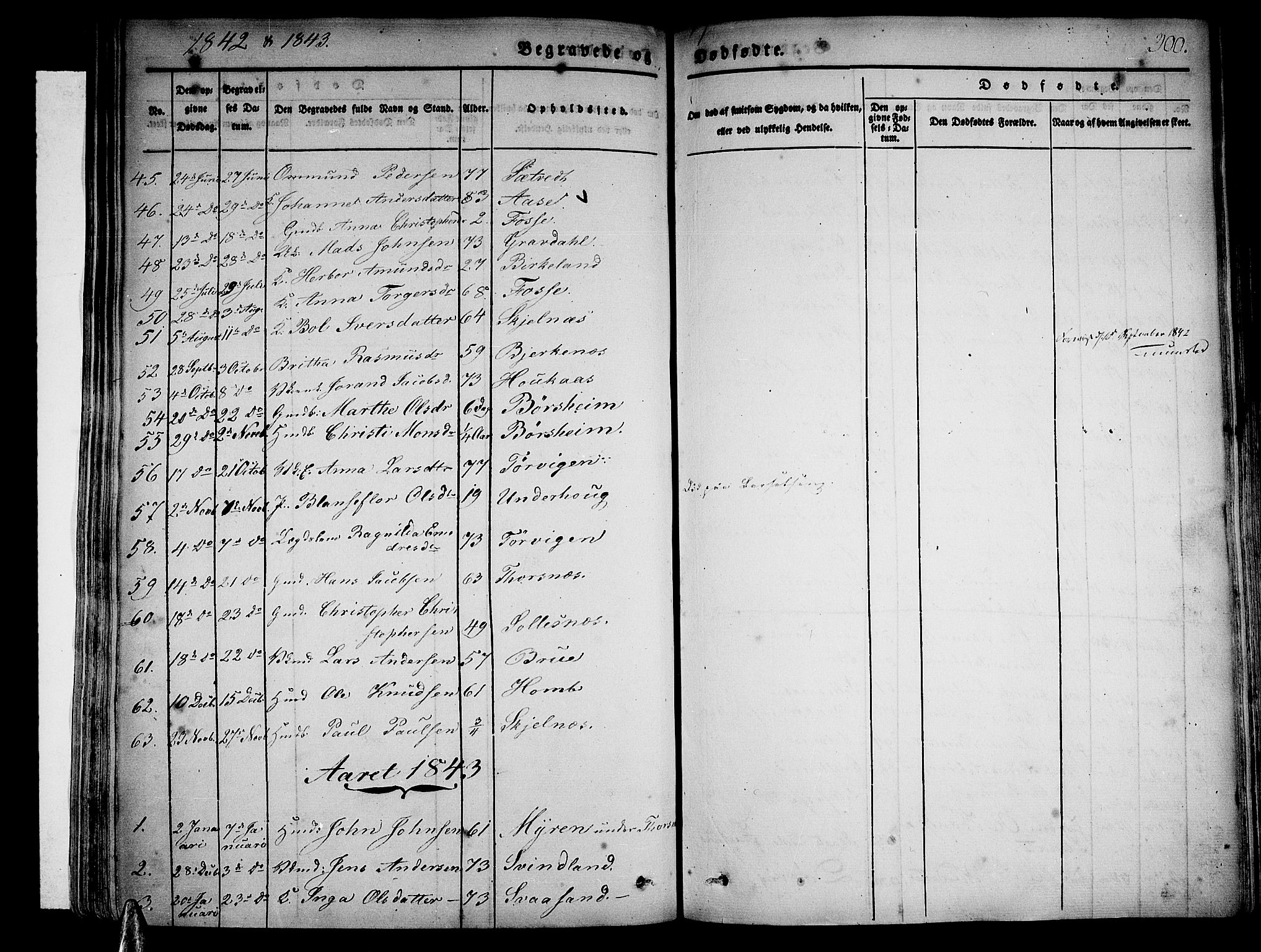 Strandebarm sokneprestembete, AV/SAB-A-78401/H/Haa: Parish register (official) no. A 6, 1826-1843, p. 300