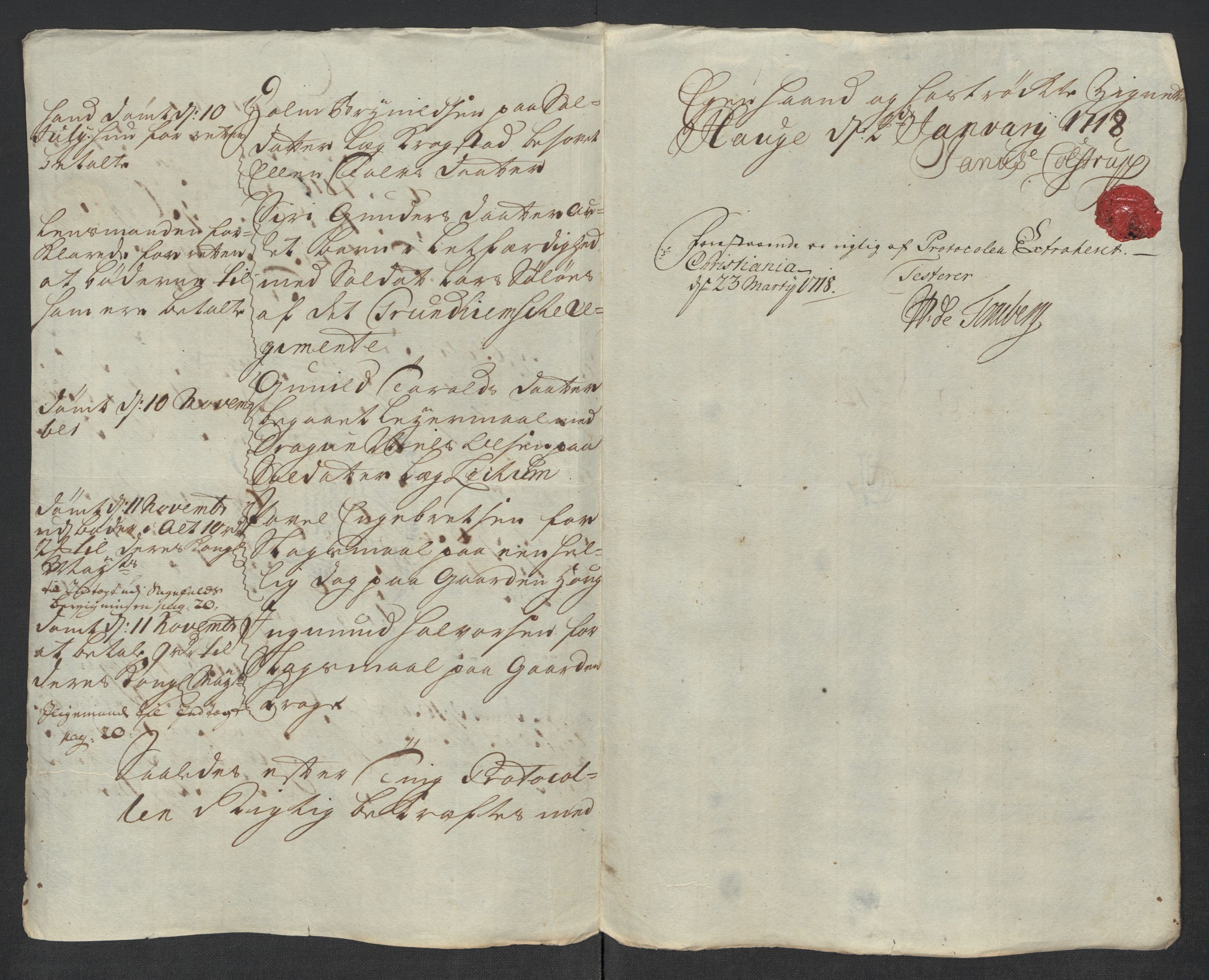 Rentekammeret inntil 1814, Reviderte regnskaper, Fogderegnskap, AV/RA-EA-4092/R07/L0313: Fogderegnskap Rakkestad, Heggen og Frøland, 1717, p. 424