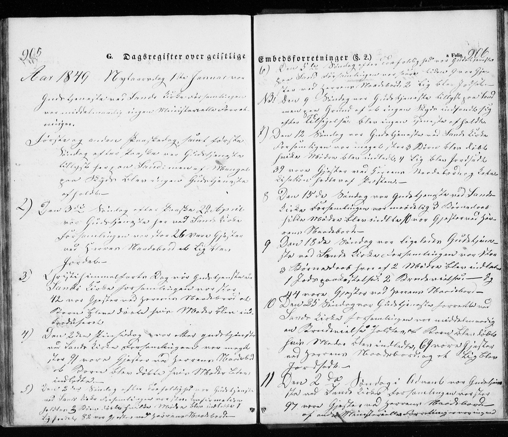 Trondenes sokneprestkontor, SATØ/S-1319/H/Ha/L0010kirke: Parish register (official) no. 10, 1840-1865, p. 905-906