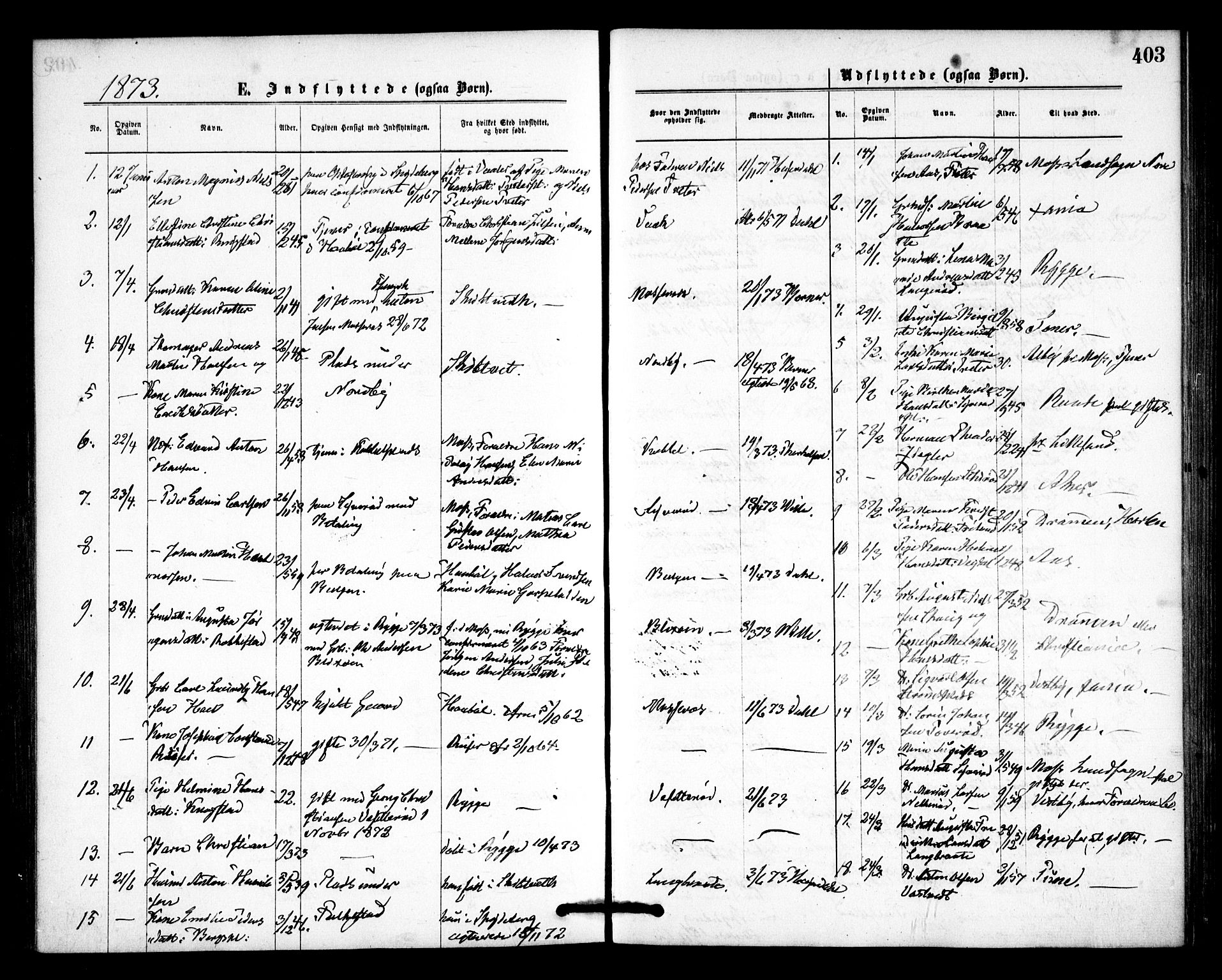 Våler prestekontor Kirkebøker, AV/SAO-A-11083/F/Fa/L0009: Parish register (official) no. I 9, 1873-1877, p. 403