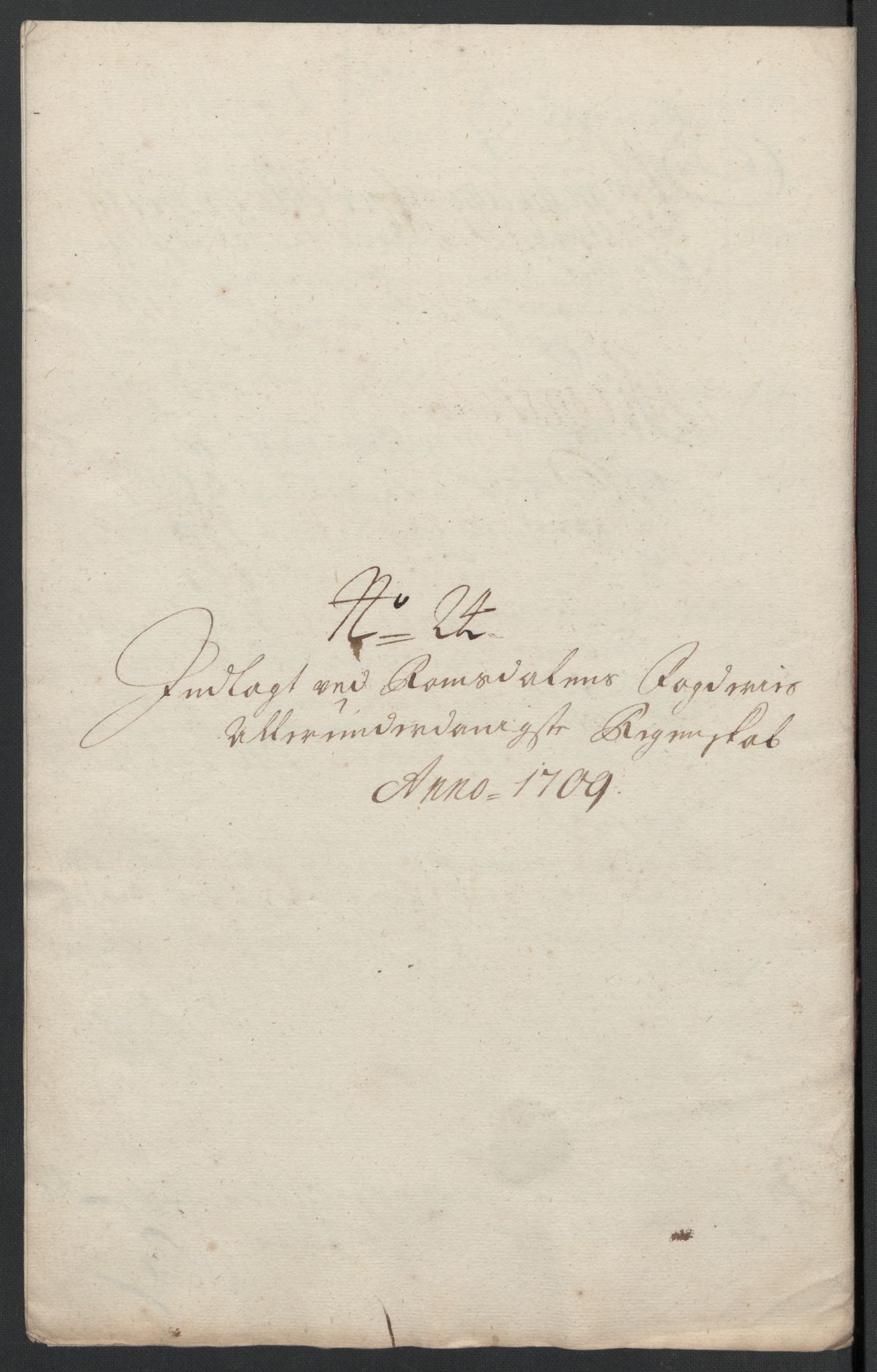 Rentekammeret inntil 1814, Reviderte regnskaper, Fogderegnskap, RA/EA-4092/R55/L3659: Fogderegnskap Romsdal, 1709-1710, p. 174