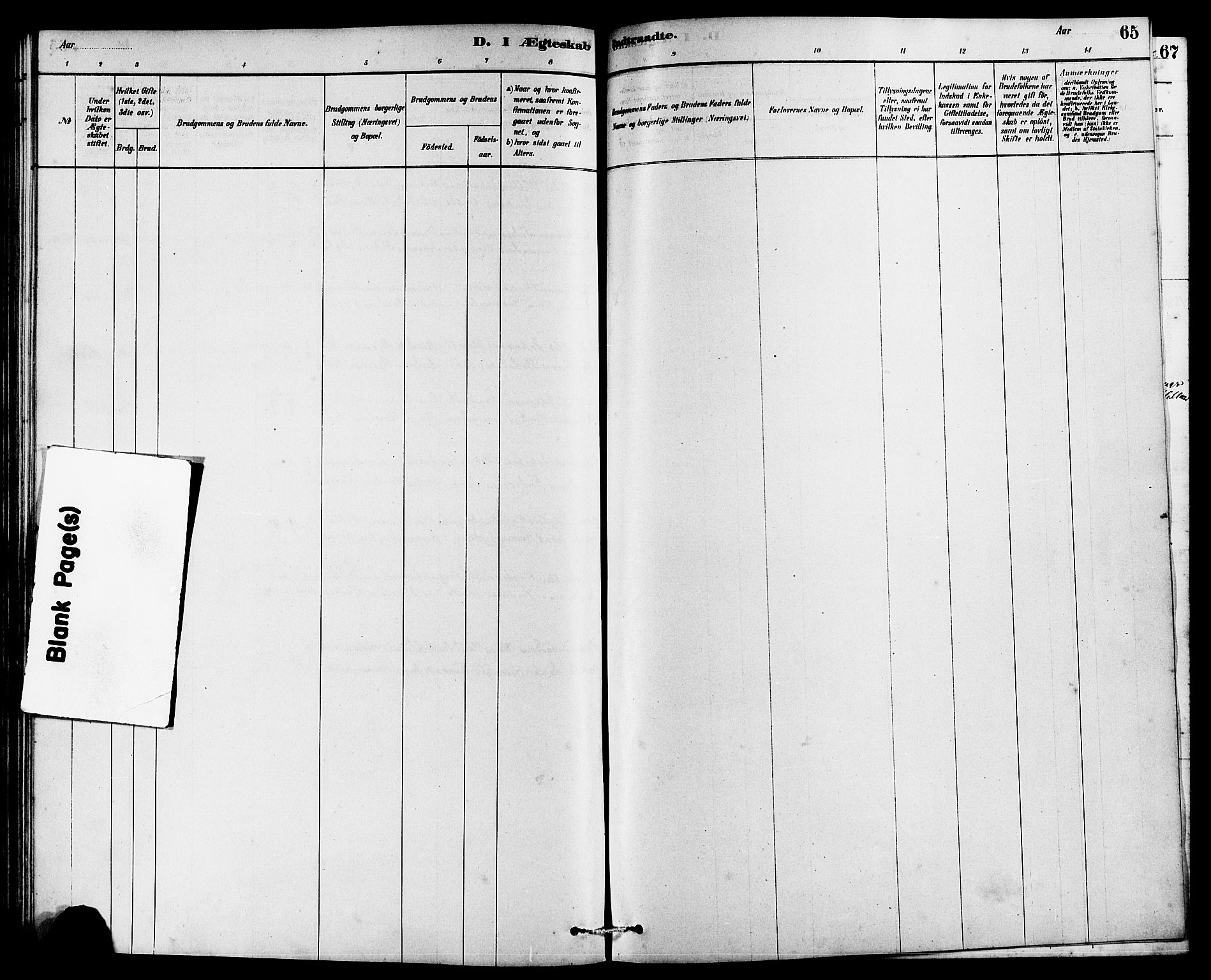 Rennesøy sokneprestkontor, AV/SAST-A -101827/H/Ha/Haa/L0007: Parish register (official) no. A 7, 1878-1884, p. 65