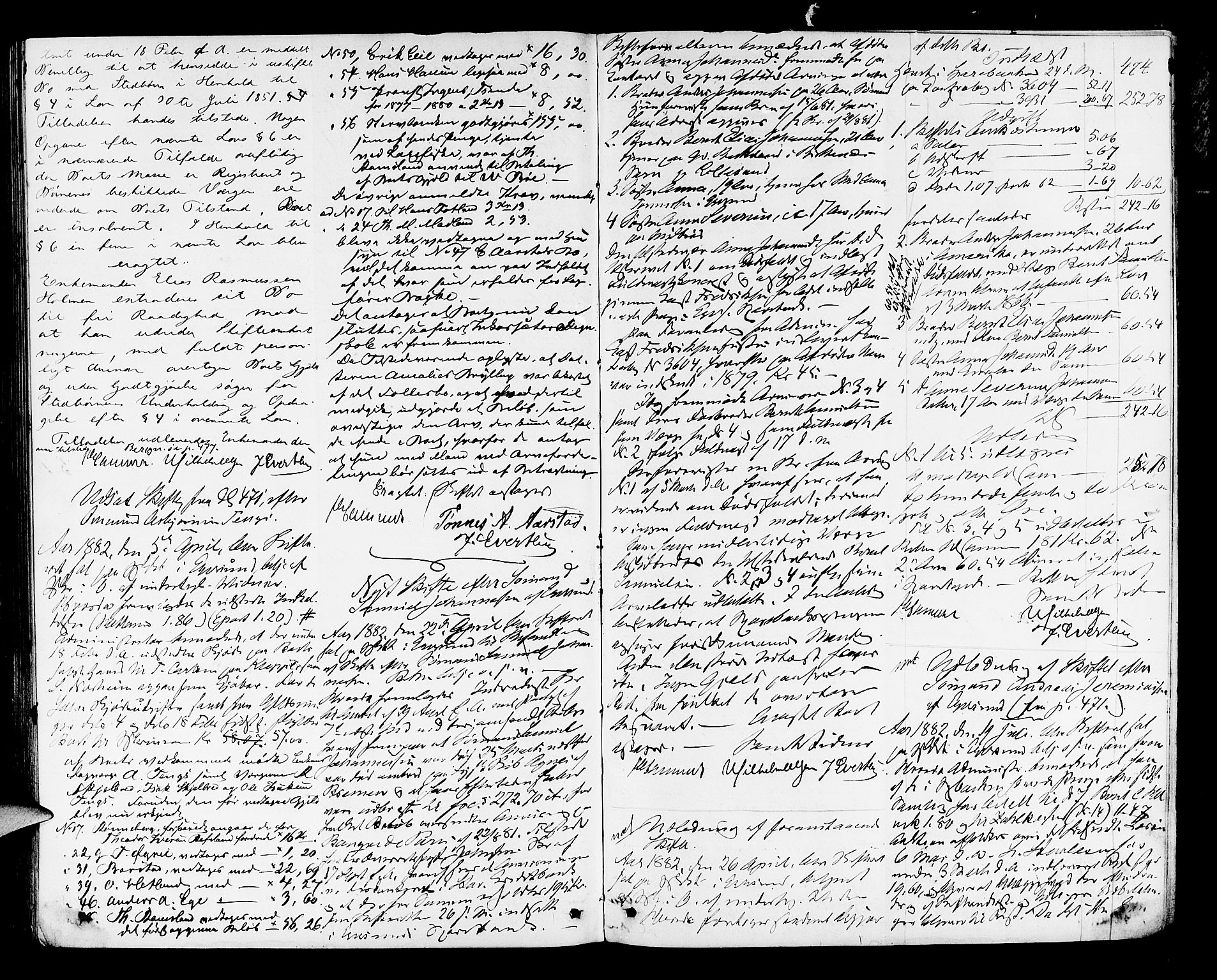 Dalane sorenskriveri, AV/SAST-A-100309/001/5/500/500BB/L0001: SKIFTEPROTOKOLL, 1867-1882, p. 473b-474a