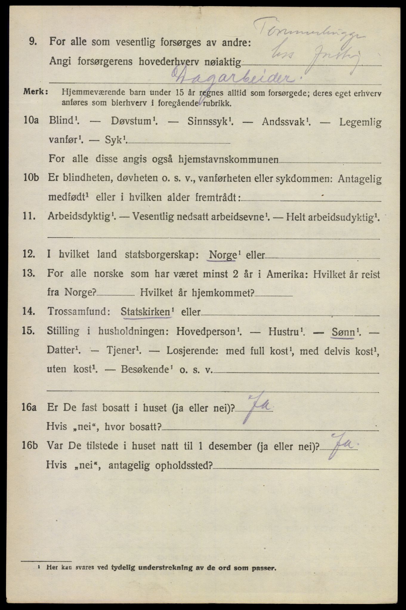 SAO, 1920 census for Asker, 1920, p. 13931