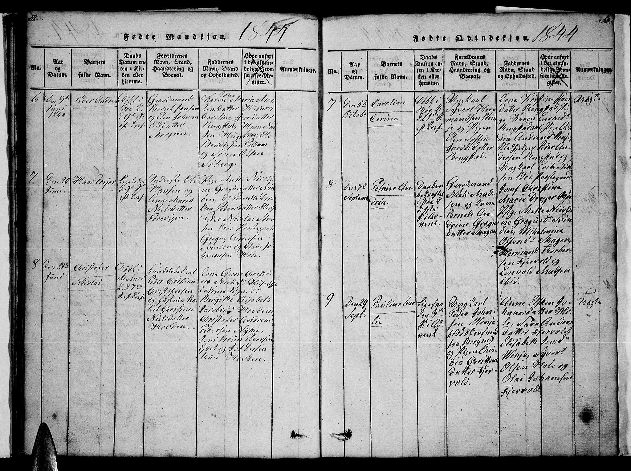 Ministerialprotokoller, klokkerbøker og fødselsregistre - Nordland, AV/SAT-A-1459/891/L1312: Parish register (copy) no. 891C01, 1820-1856, p. 52-53