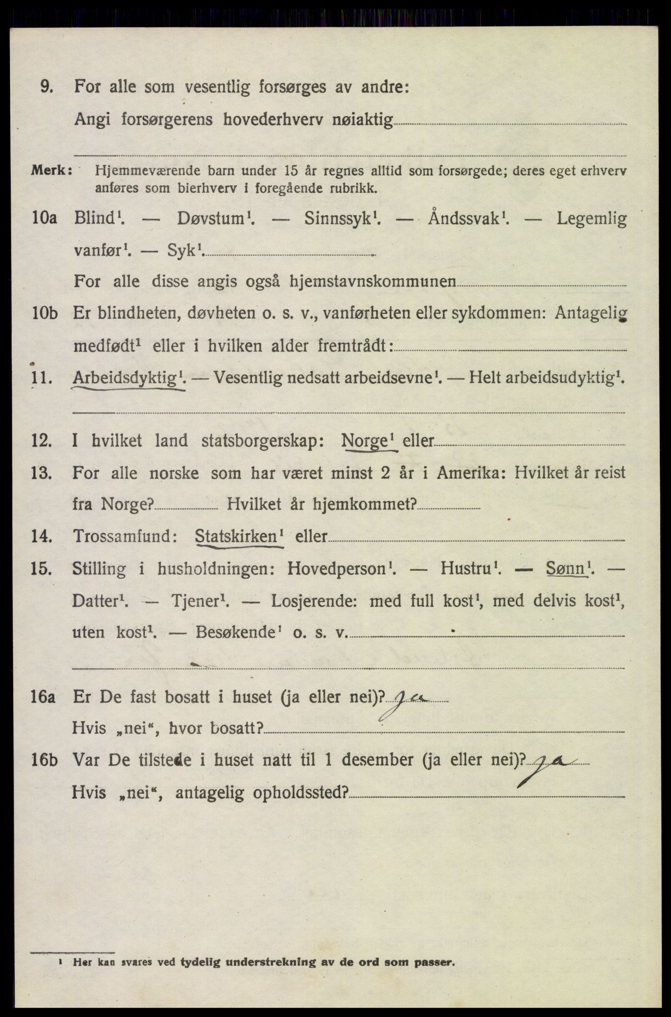 SAH, 1920 census for Trysil, 1920, p. 7728