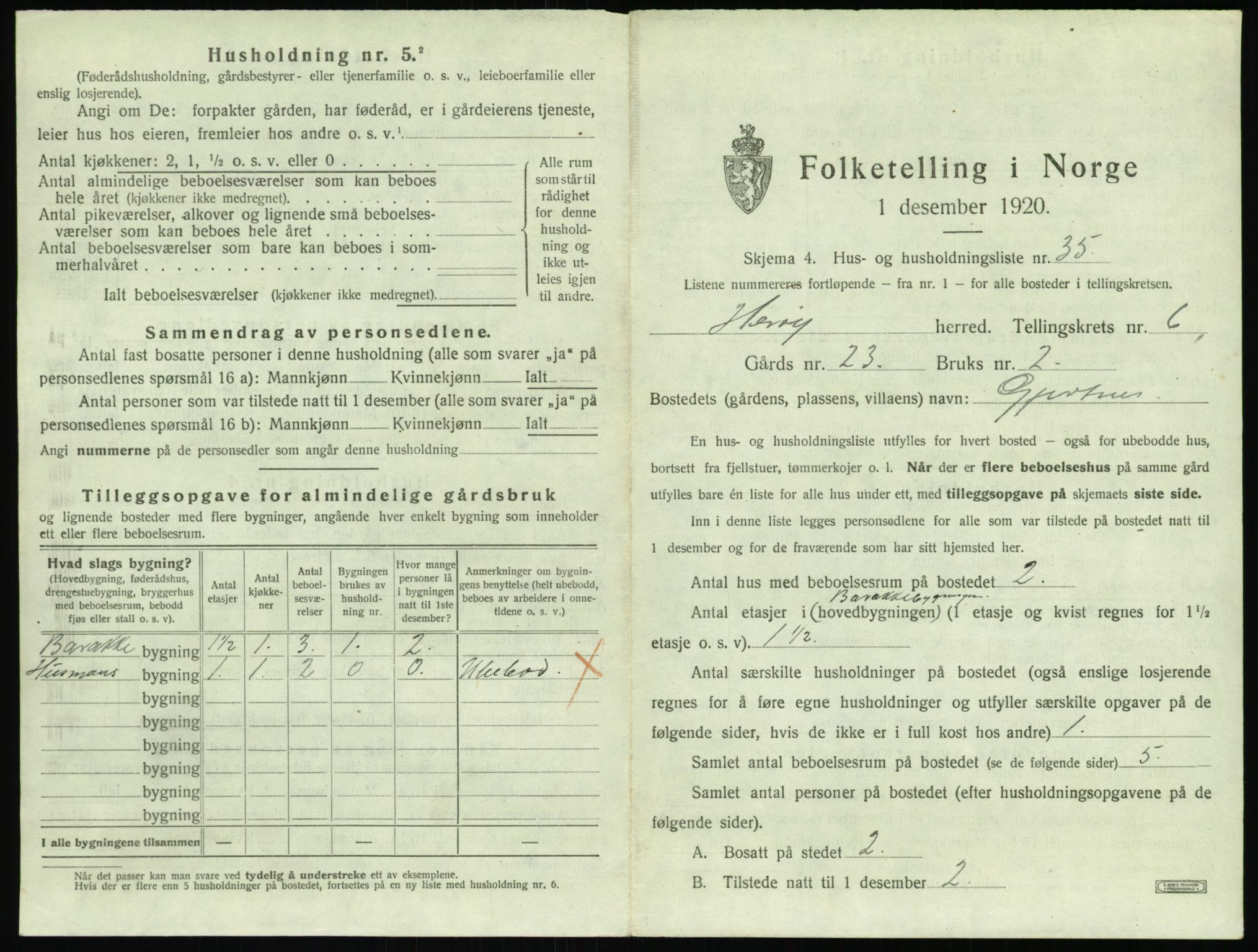 SAT, 1920 census for Herøy (MR), 1920, p. 469