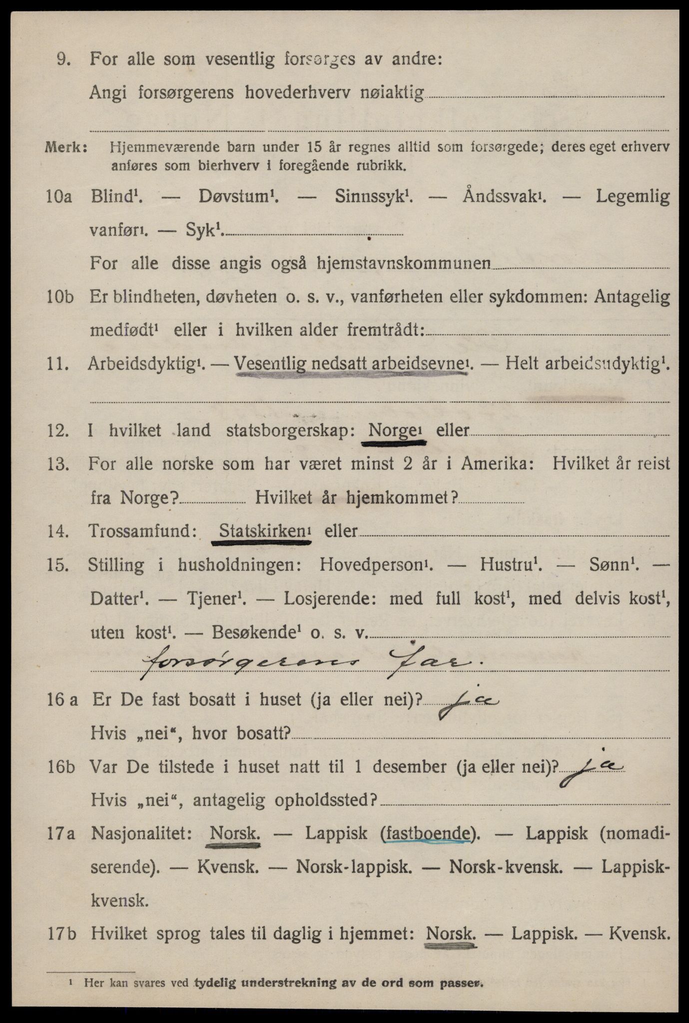 SAT, 1920 census for Horg, 1920, p. 4063