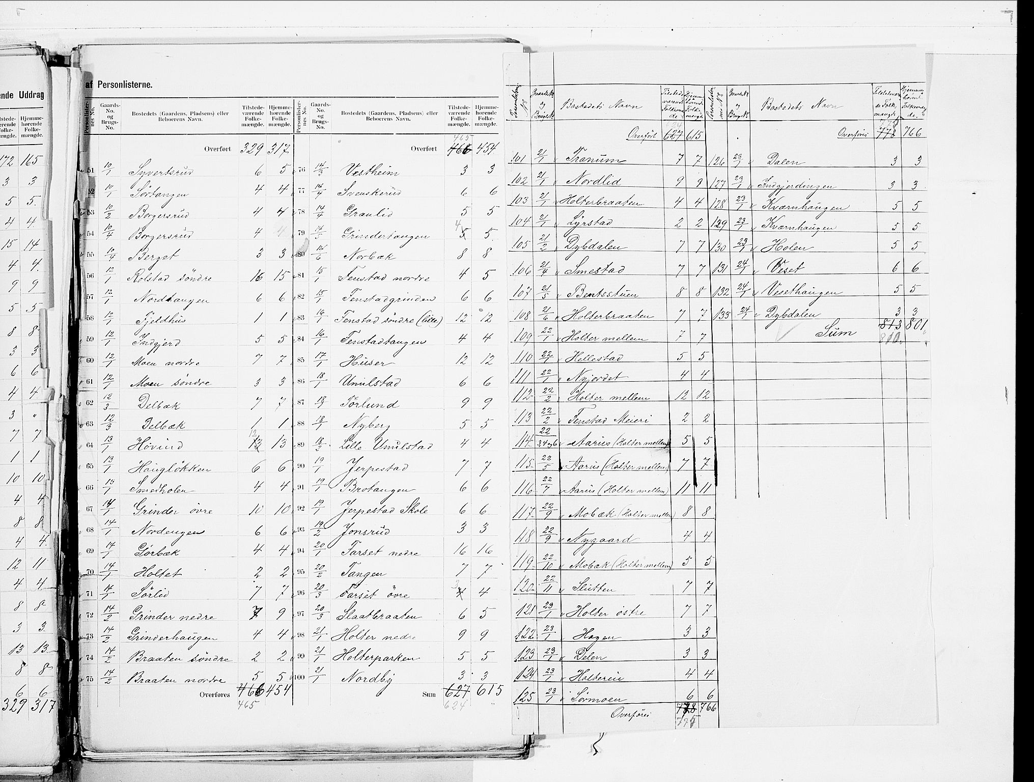 SAO, 1900 census for Nes, 1900, p. 6