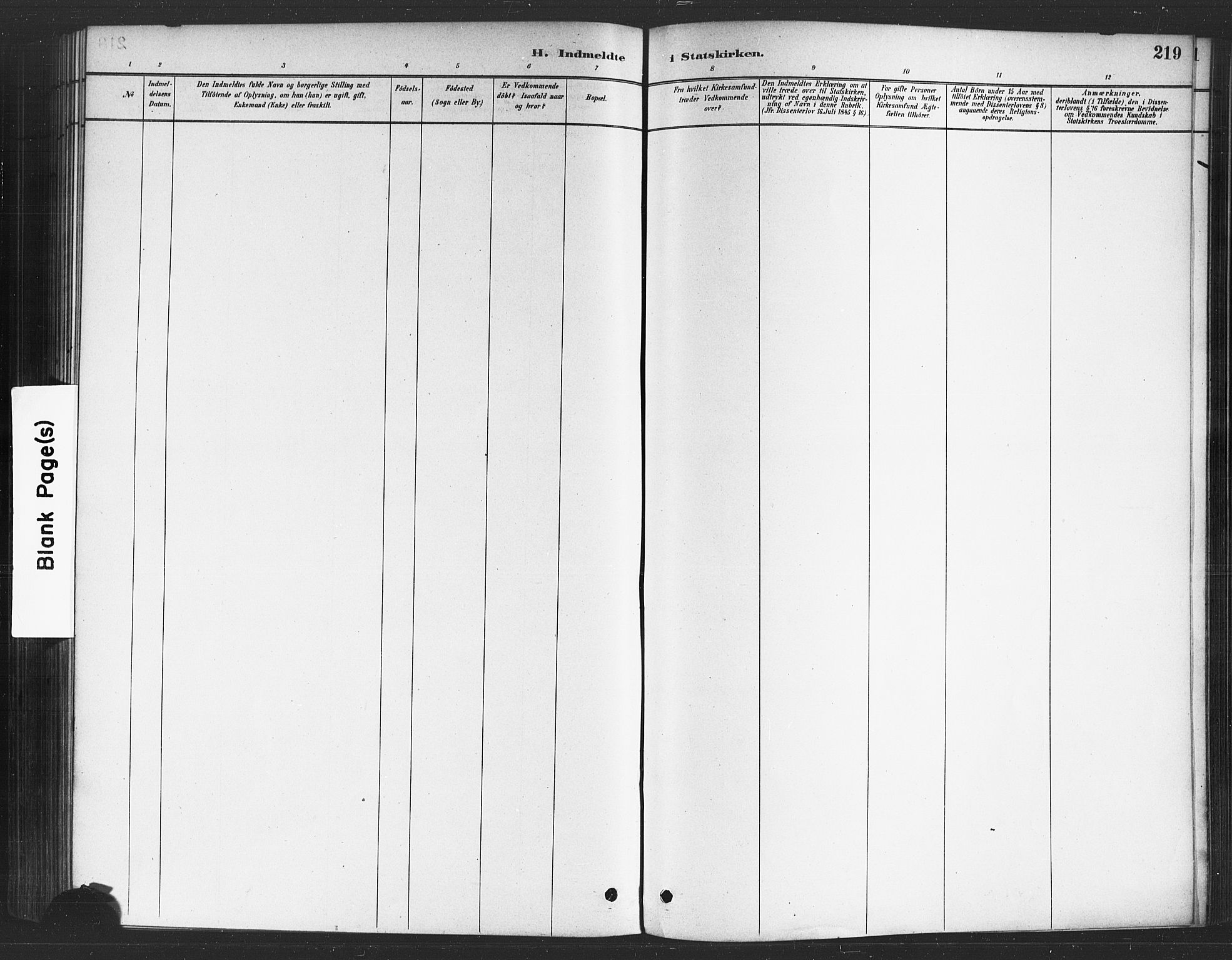 Rødenes prestekontor Kirkebøker, AV/SAO-A-2005/F/Fa/L0009: Parish register (official) no. I 9, 1880-1889, p. 219