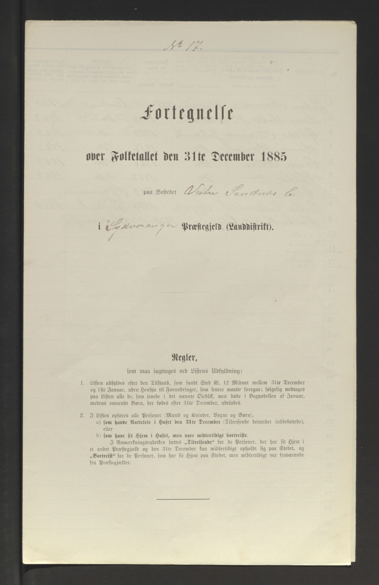 SATØ, 1885 census for 2030 Sør-Varanger, 1885, p. 59a