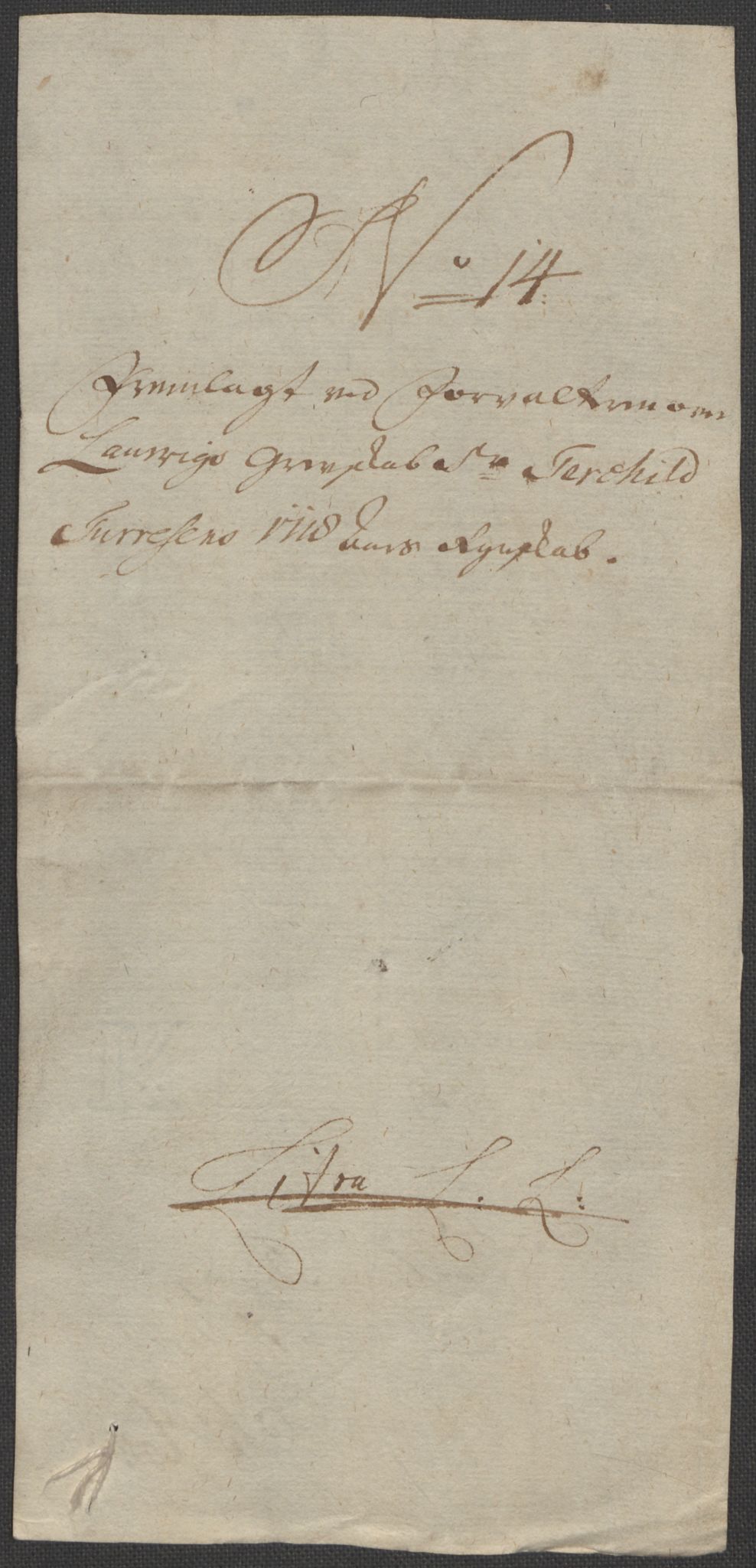 Rentekammeret inntil 1814, Reviderte regnskaper, Fogderegnskap, AV/RA-EA-4092/R33/L1988: Fogderegnskap Larvik grevskap, 1718, p. 223