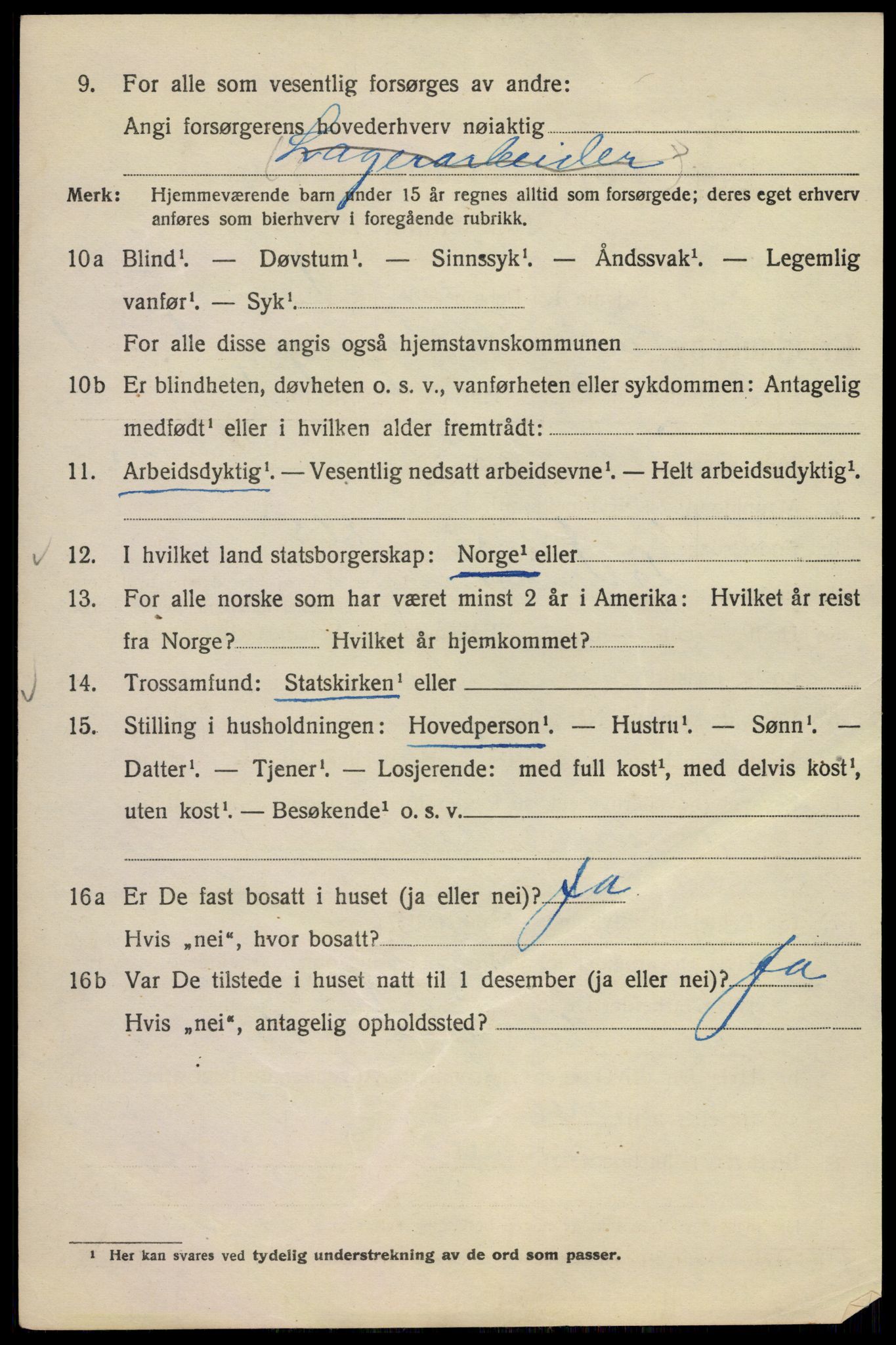 SAO, 1920 census for Kristiania, 1920, p. 410558