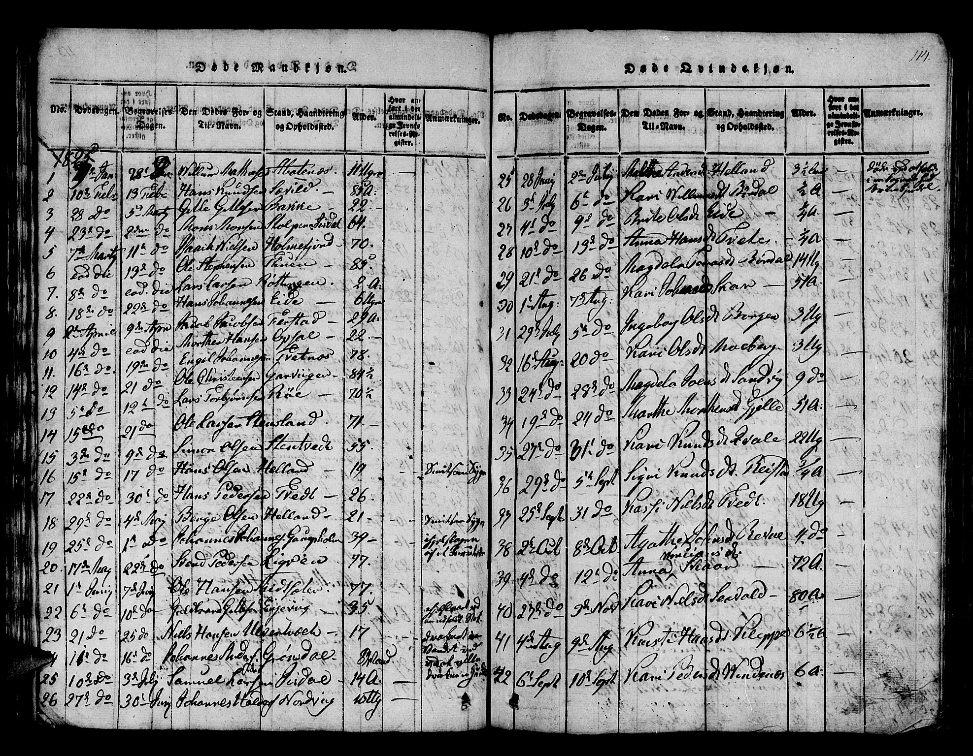 Os sokneprestembete, SAB/A-99929: Parish register (official) no. A 12, 1816-1825, p. 114
