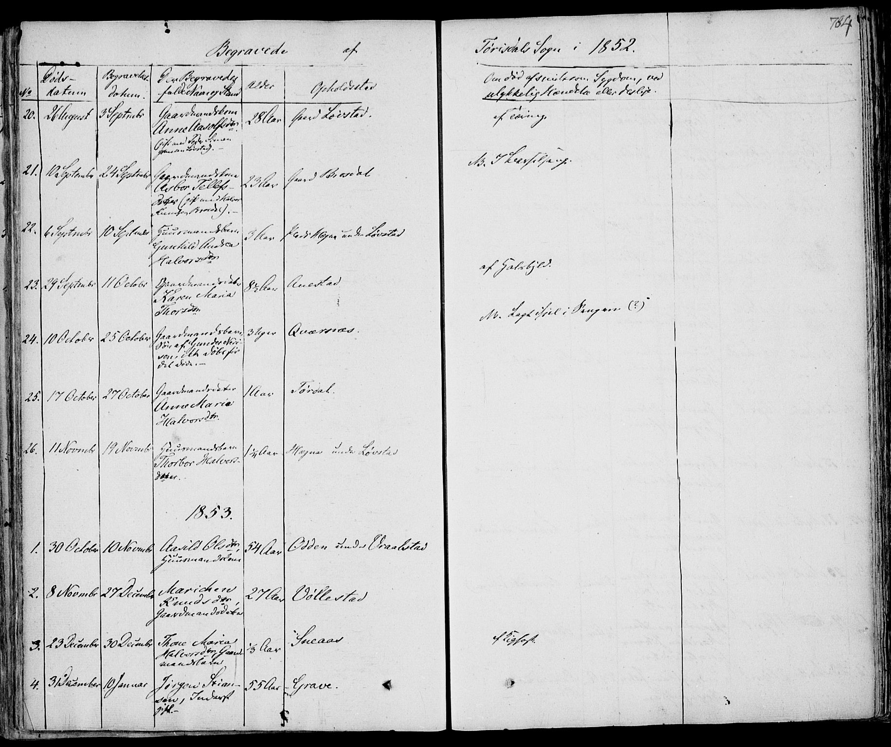 Drangedal kirkebøker, SAKO/A-258/F/Fa/L0007b: Parish register (official) no. 7b, 1837-1856, p. 784